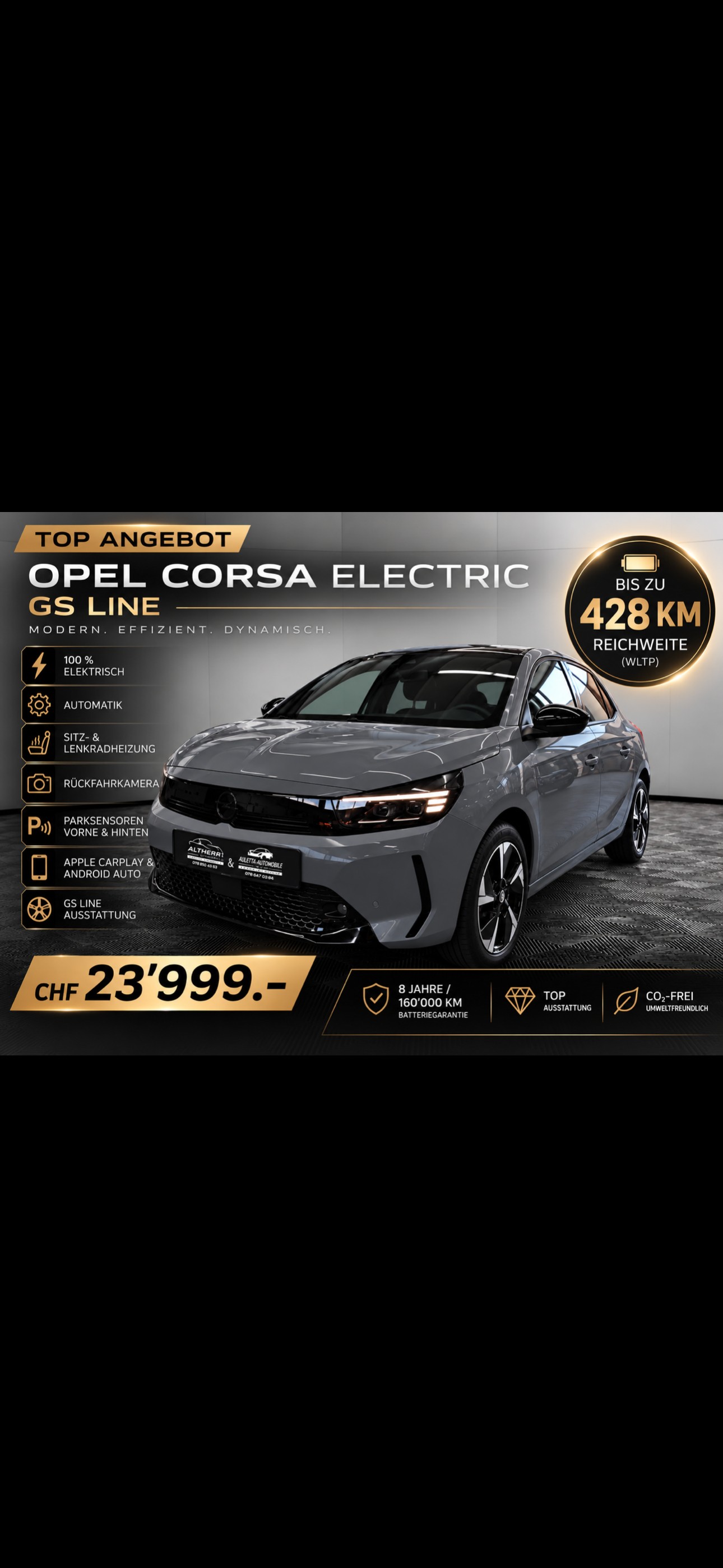 OPEL Corsa e- 51kWh GS 11 KW 3 Phaser Schneller Laden
