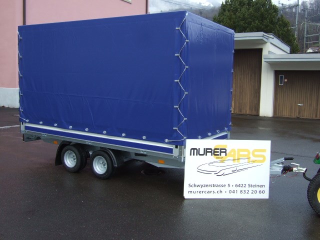 BESTTRAILERS Condor 2 2'700KG Niederfahrwerk und Blachenaufbau