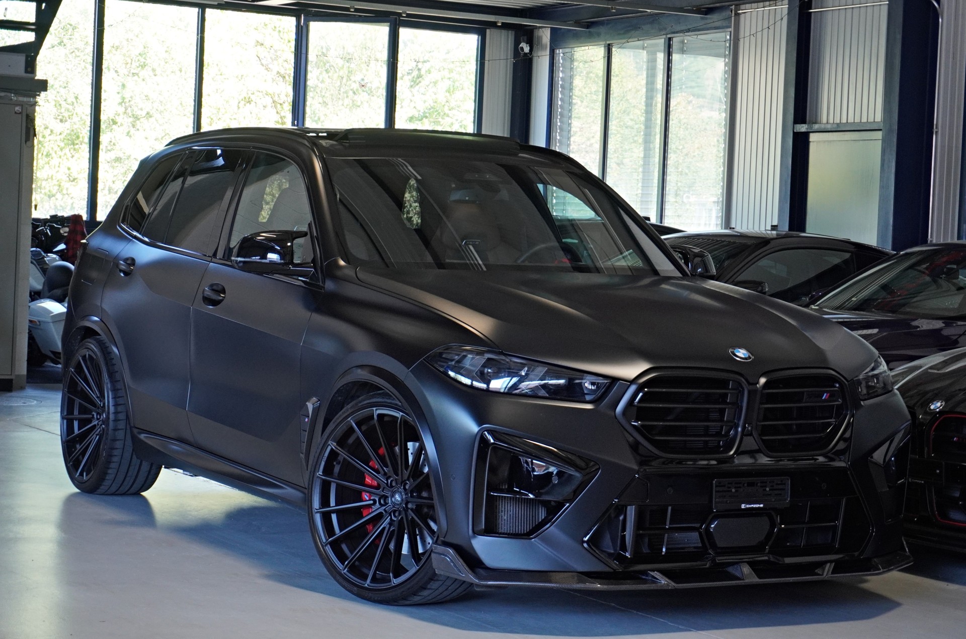 BMW X5M Competition // FROZEN BLACK // WHEELFORCE WHEELS 23" // H&R GEWINDEFEDERN // WERKSGARANTIE //