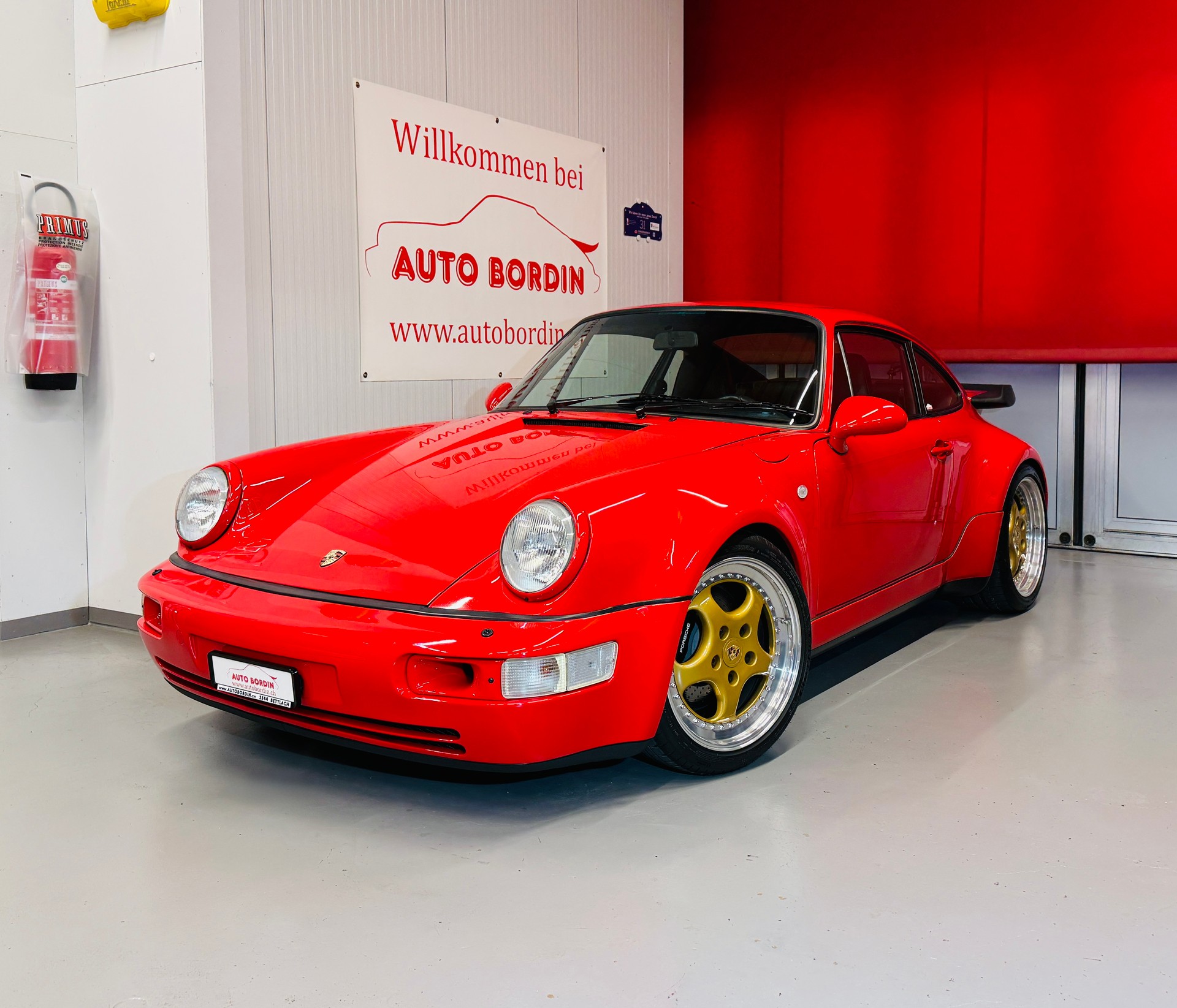PORSCHE 911 Turbo II 964 „Indischrot & Turbo-Sitze“