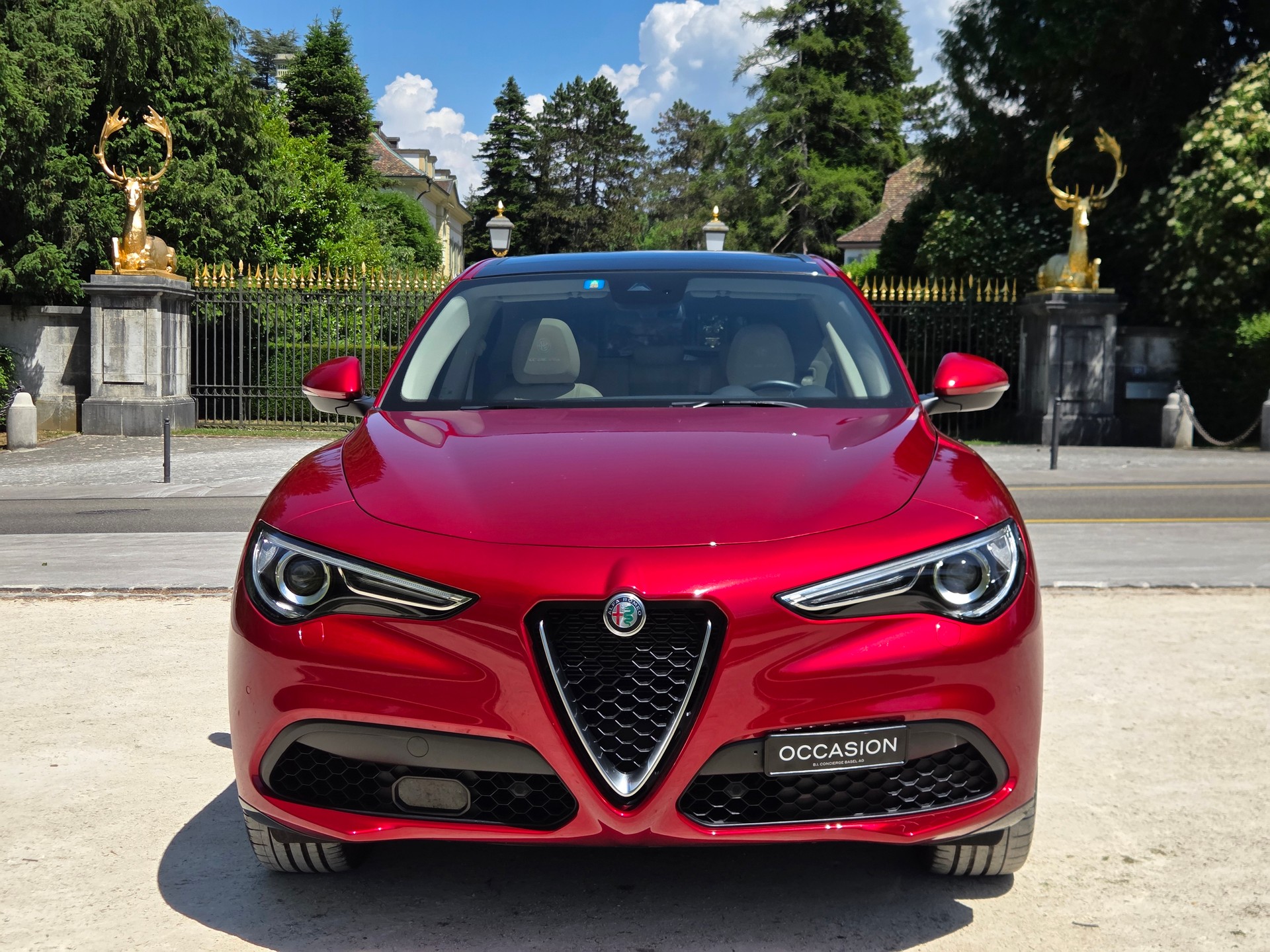 ALFA ROMEO STELVIO 2.0 Q4 VILLA D'ESTE LIMITIERTE SONDERSERIE IN ROSSO ETNA-image-5