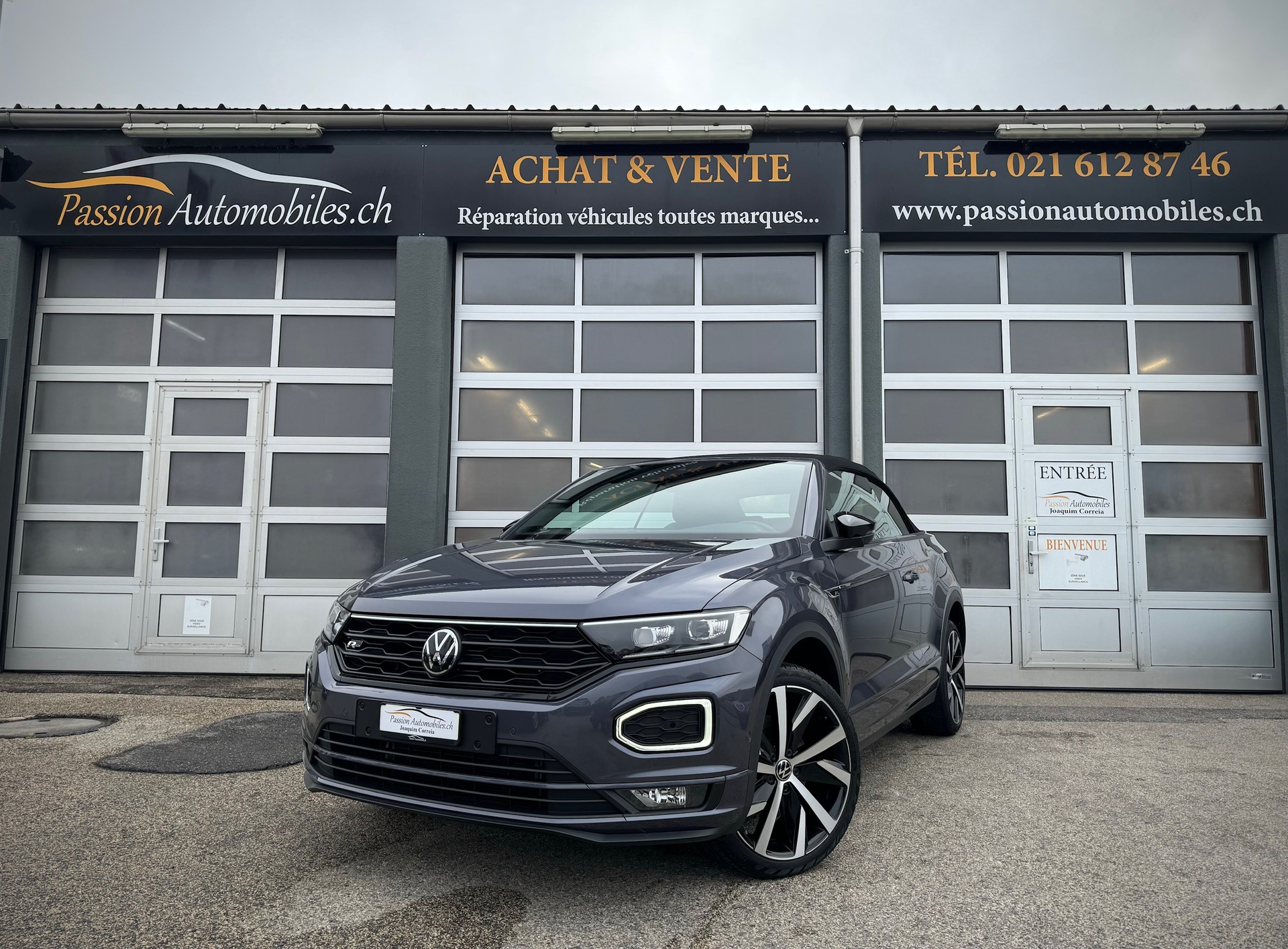 VW T-Roc Cabriolet 1.5 TSI EVO R line DSG - Véhicule Suisse (CH)-image-15