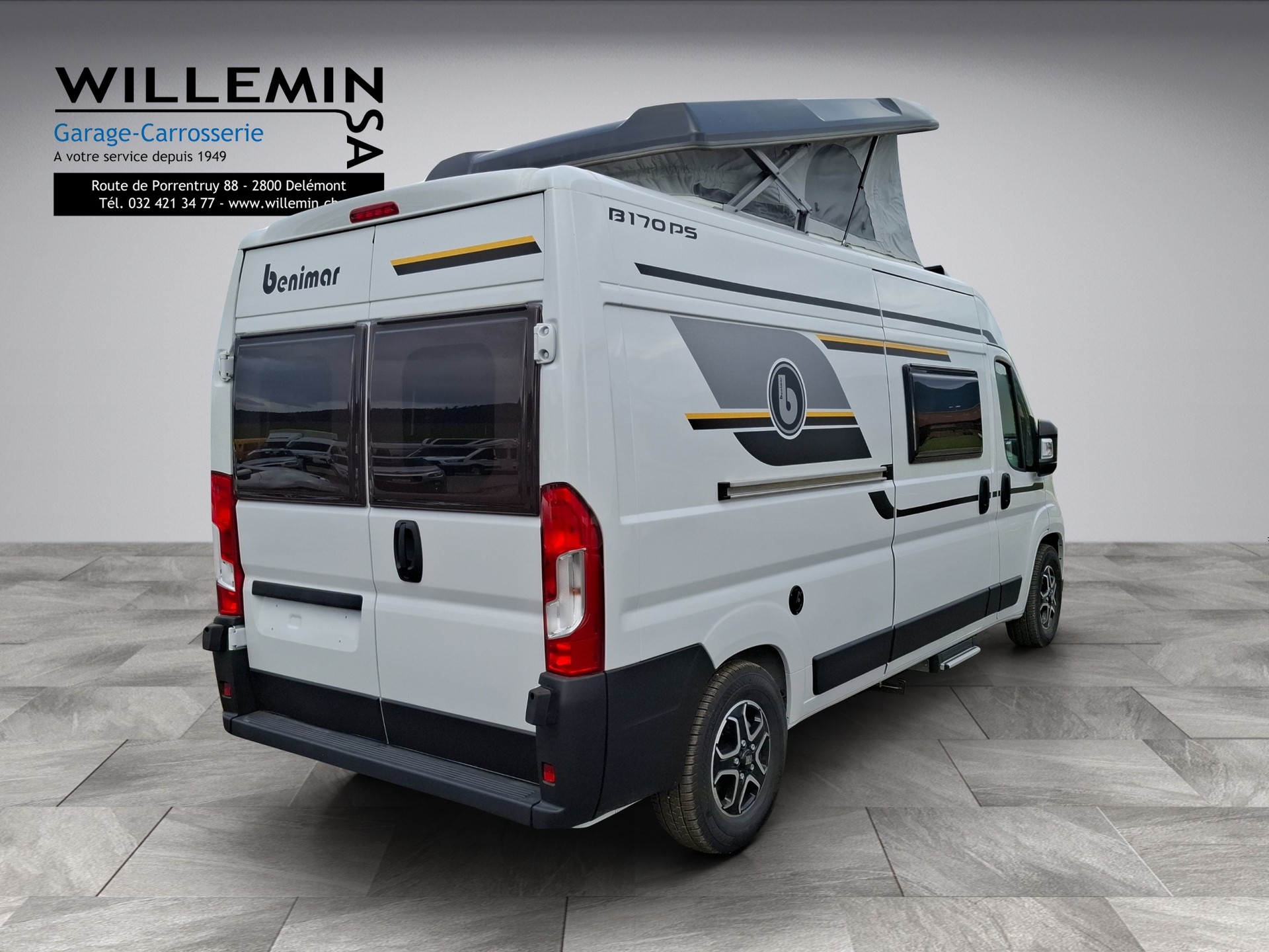 BENIMAR Benivan B170 Plus POP-UP Automatique (Toit relevable)-image-1