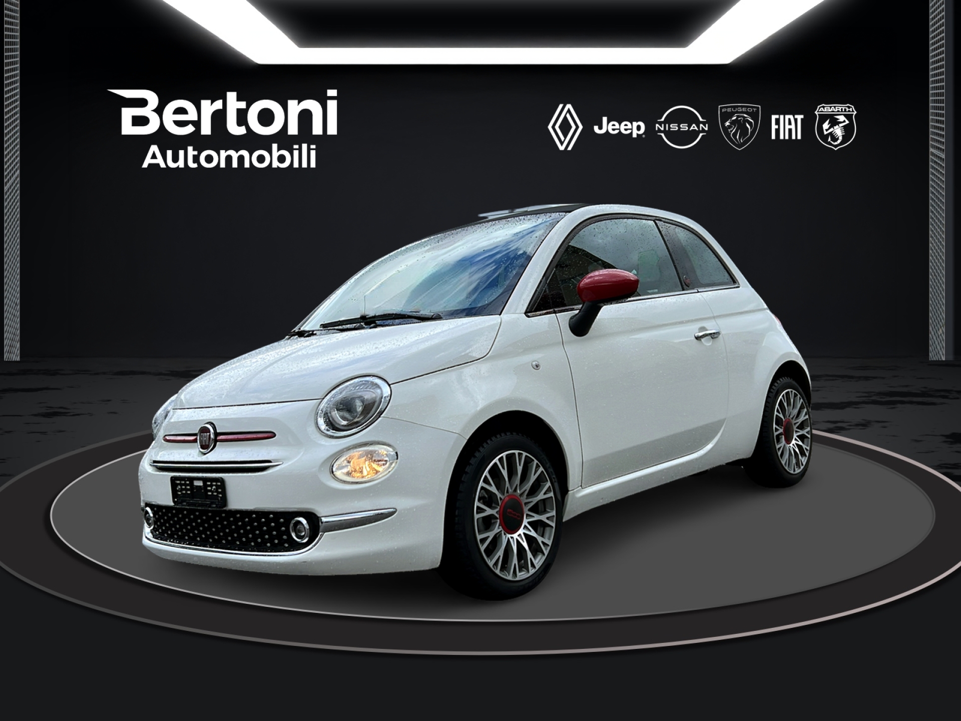 FIAT 500 C 1.0 Hybrid Red
