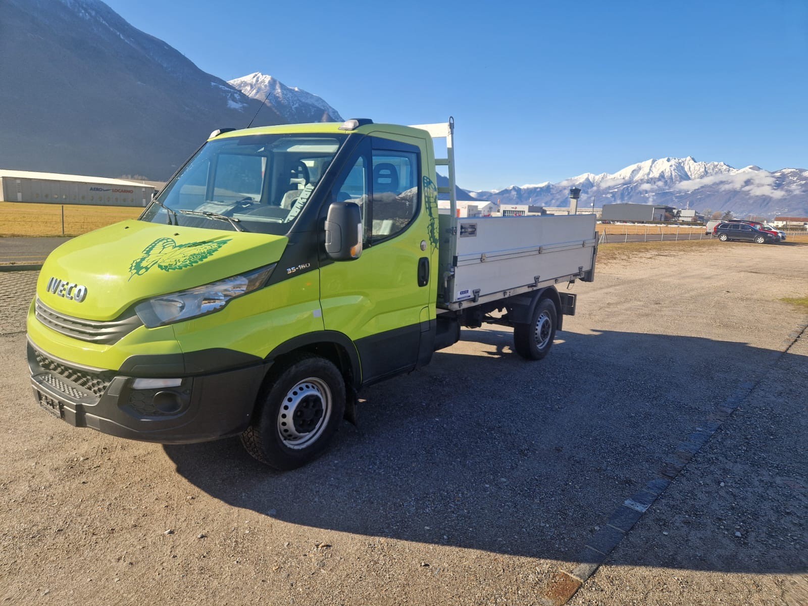 IVECO DAILY 35 S 16 Ponte Ribaltabile 3 Lati in Alluminio CARICO UTILE KG, 1210 - Gancio Traino KG. 3500-image-3