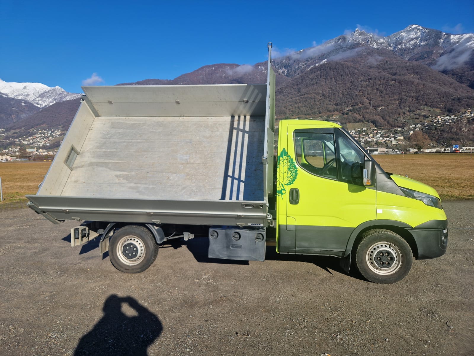 IVECO DAILY 35 S 16 Ponte Ribaltabile 3 Lati in Alluminio CARICO UTILE KG, 1210 - Gancio Traino KG. 3500-image-2