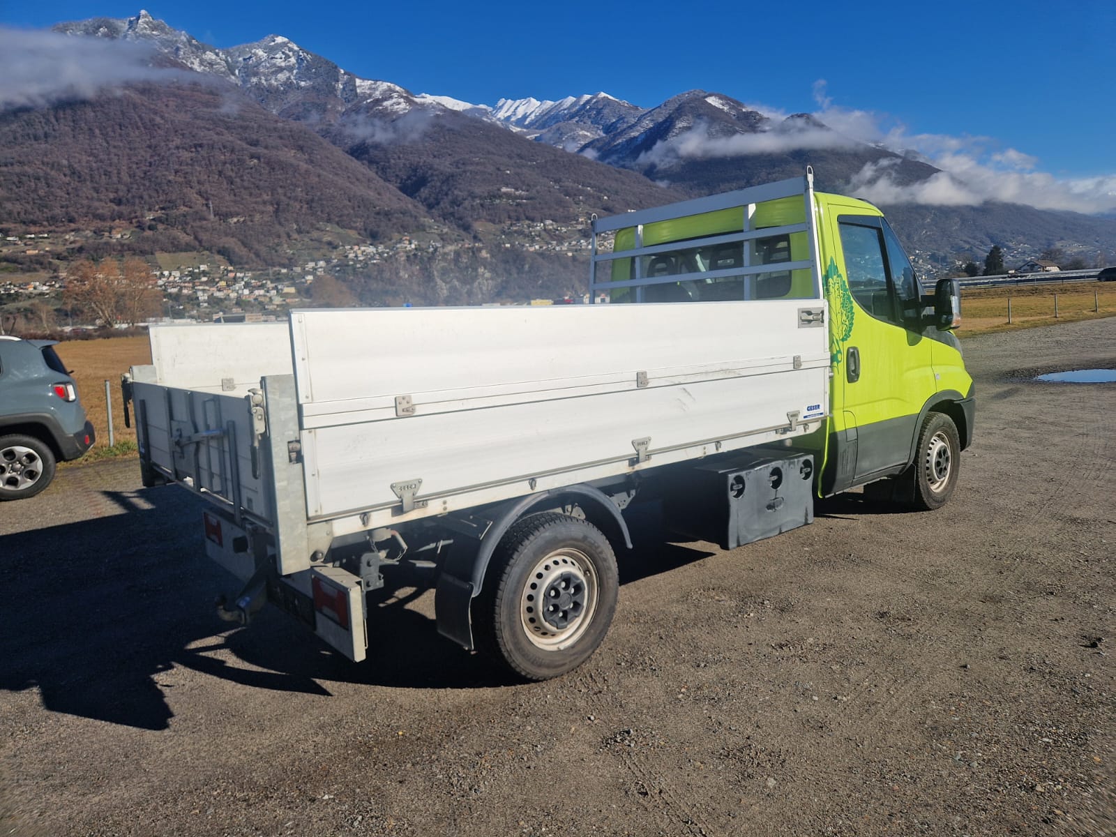 IVECO DAILY 35 S 16 Ponte Ribaltabile 3 Lati in Alluminio CARICO UTILE KG, 1210 - Gancio Traino KG. 3500-image-8