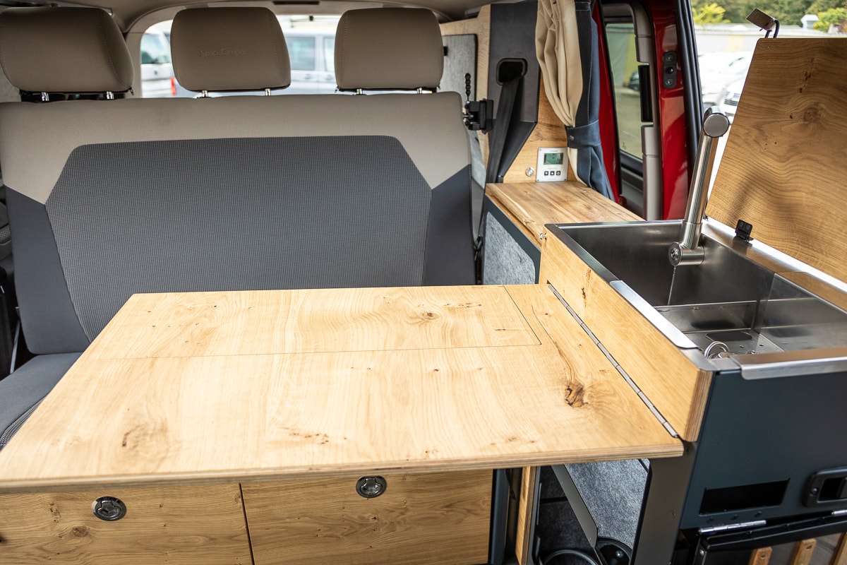 VW T7 MULTIVAN SpaceCamper Classic+ mit Original VW New California Beach Aufstelldach! Kein New California Ocean Coast Beach!-image-15