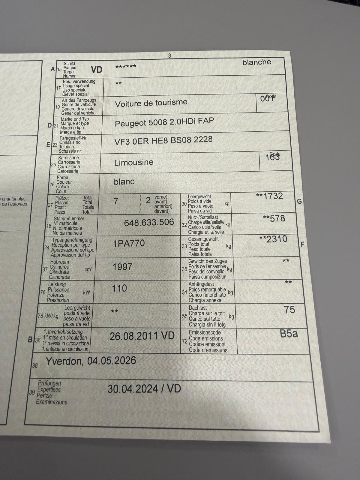 PEUGEOT 5008 2.0 HDI Family-image-15