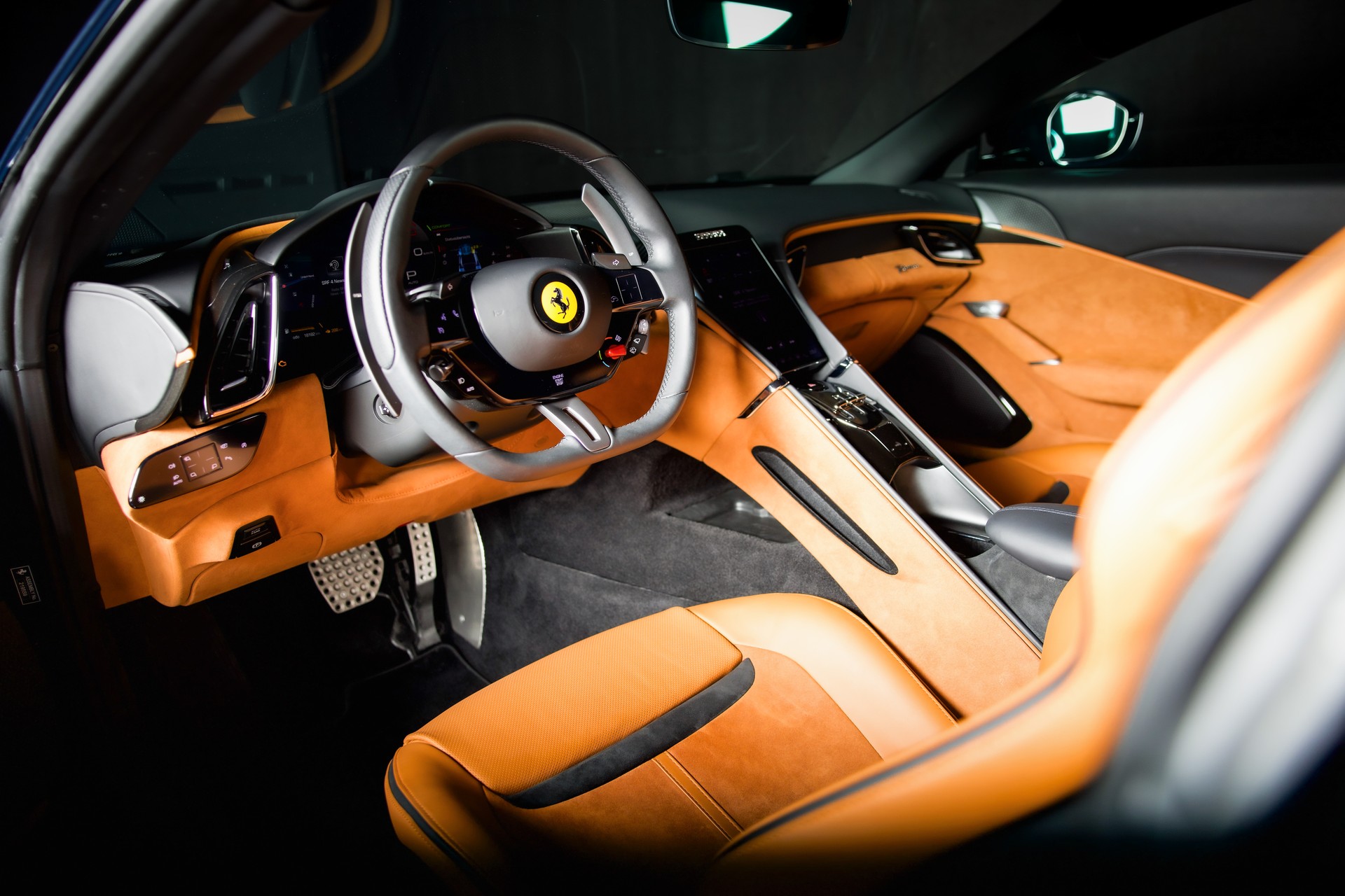 FERRARI Roma 3.9 V8 T Blu Pozzi /Cuoio-image-12
