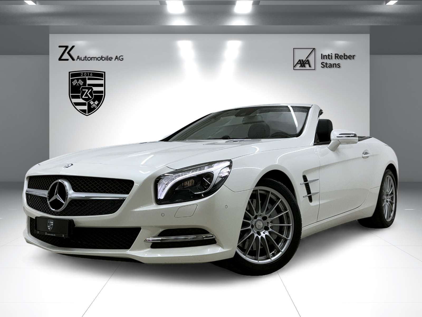 MERCEDES-BENZ SL 350 Roadster 7G-Tronic diamantweiss ★ RF-Kamera ★ Panorama-Variodach getönt ★ Leder ★ Sitzheizung ★