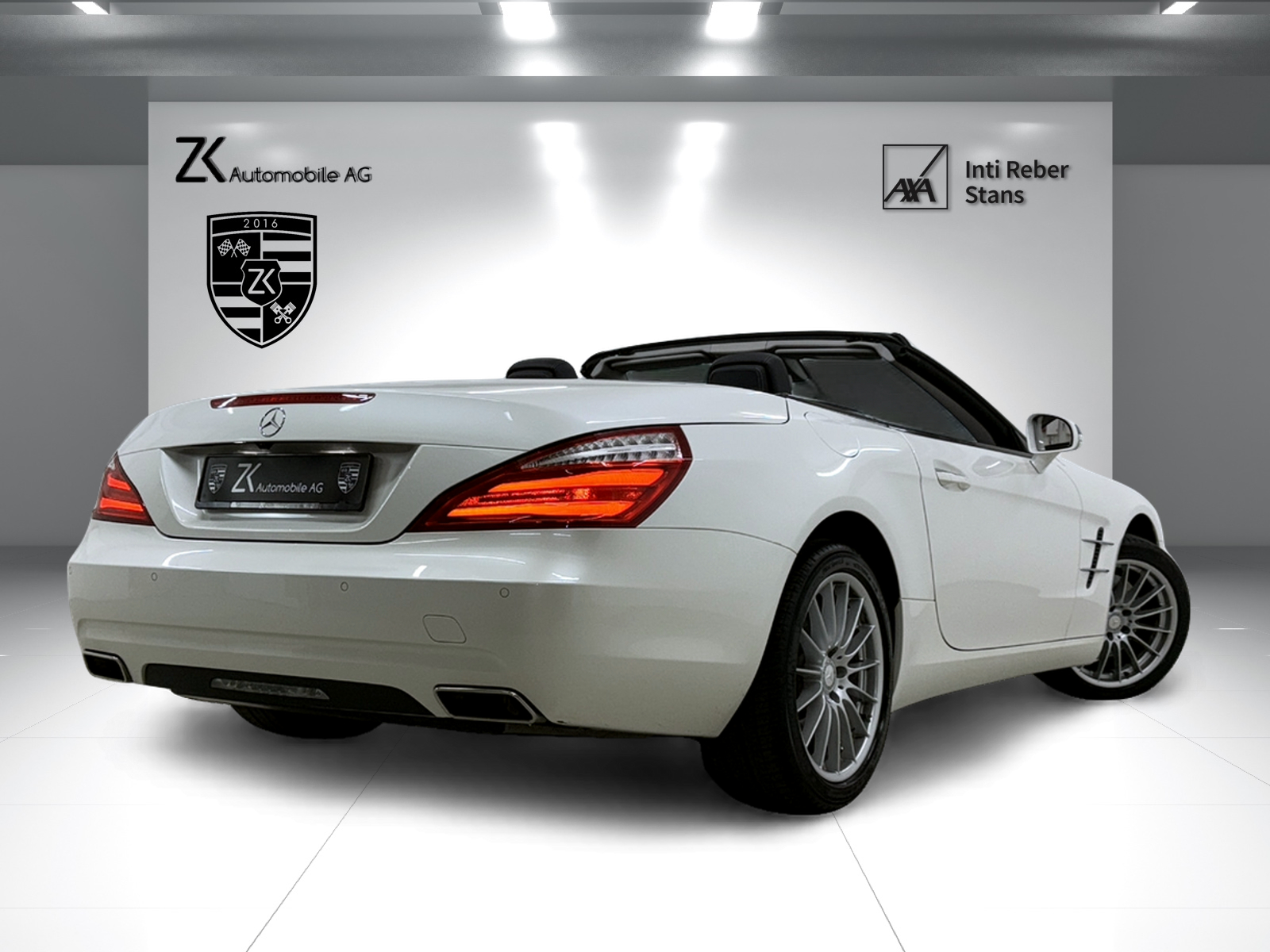 MERCEDES-BENZ SL 350 Roadster 7G-Tronic diamantweiss ★ RF-Kamera ★ Panorama-Variodach getönt ★ Leder ★ Sitzheizung ★-showroom-element-1