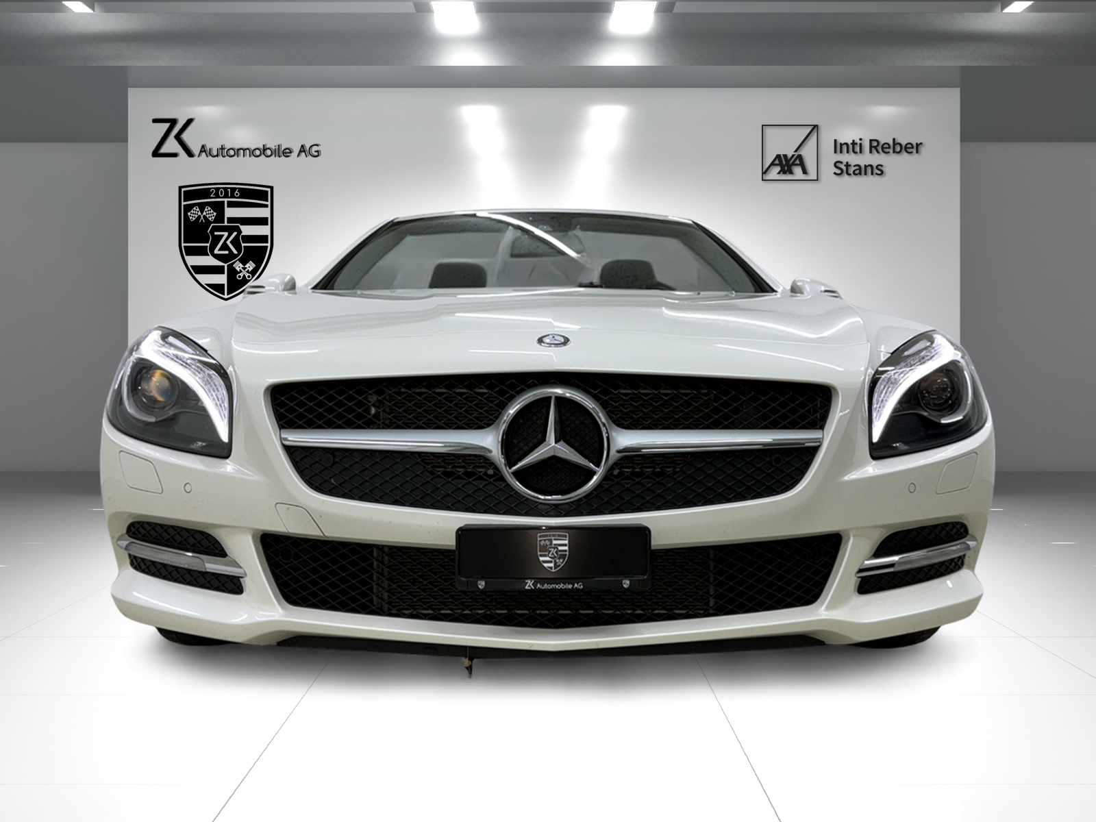 MERCEDES-BENZ SL 350 Roadster 7G-Tronic diamantweiss ★ RF-Kamera ★ Panorama-Variodach getönt ★ Leder ★ Sitzheizung ★-showroom-element-3