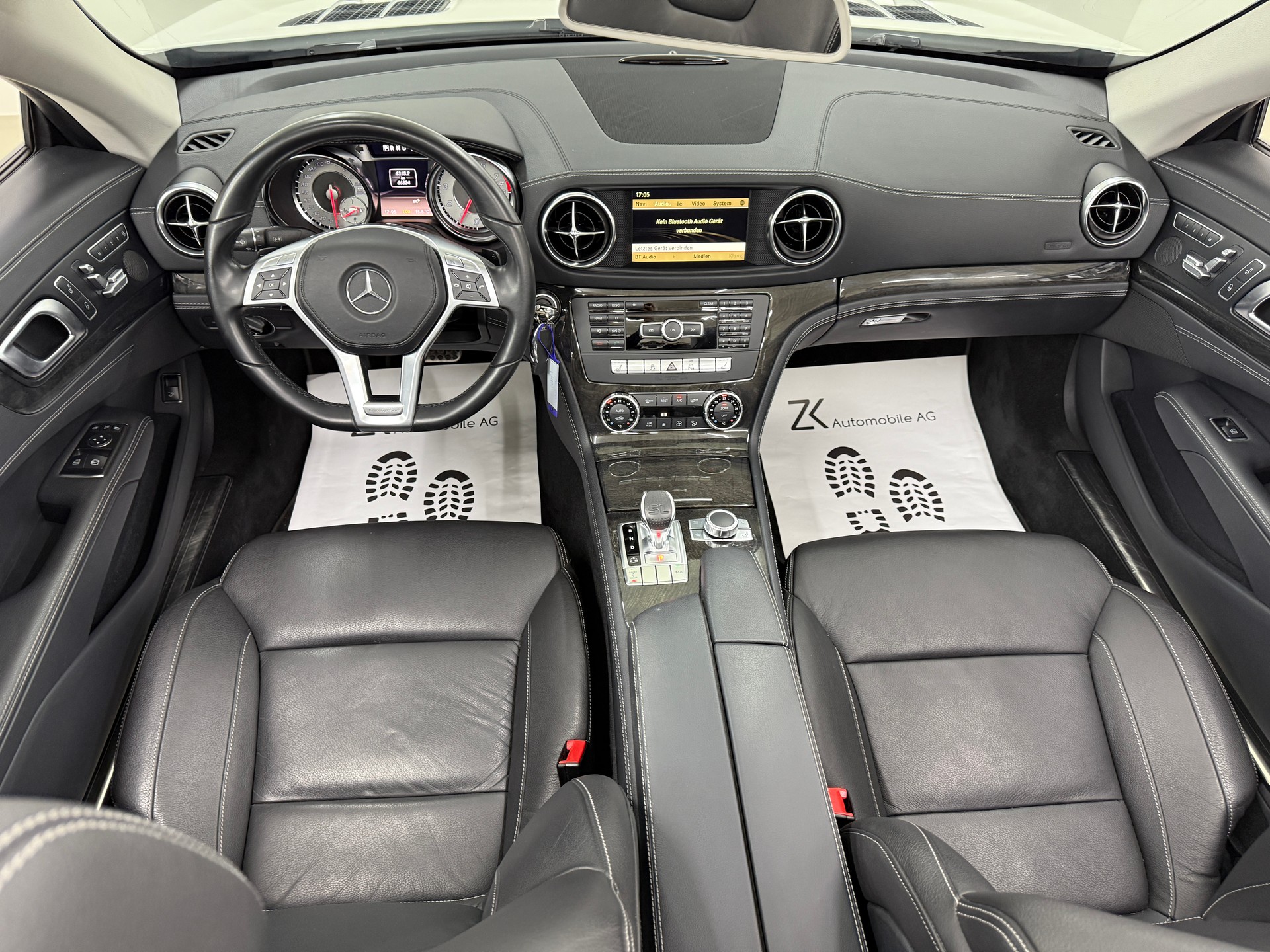MERCEDES-BENZ SL 350 Roadster 7G-Tronic diamantweiss ★ RF-Kamera ★ Panorama-Variodach getönt ★ Leder ★ Sitzheizung ★-image-9
