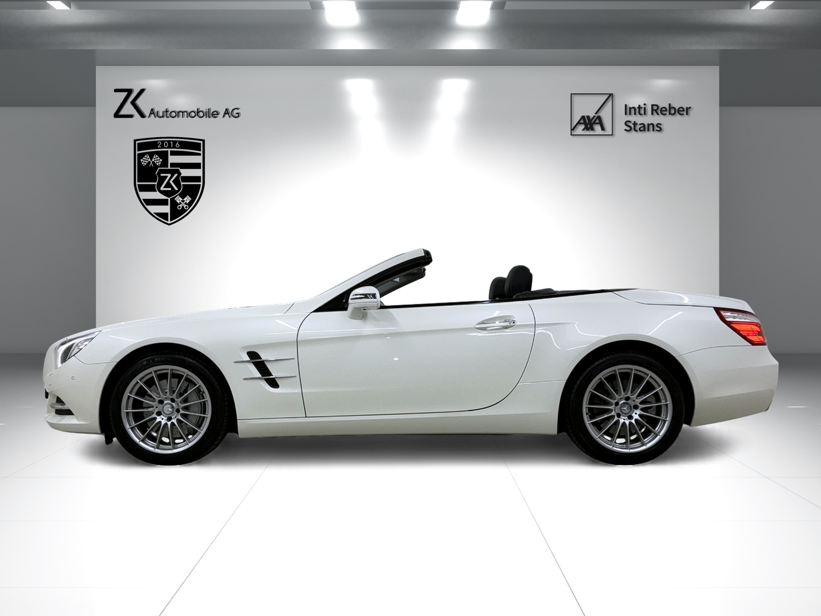 MERCEDES-BENZ SL 350 Roadster 7G-Tronic diamantweiss ★ RF-Kamera ★ Panorama-Variodach getönt ★ Leder ★ Sitzheizung ★-showroom-element-2