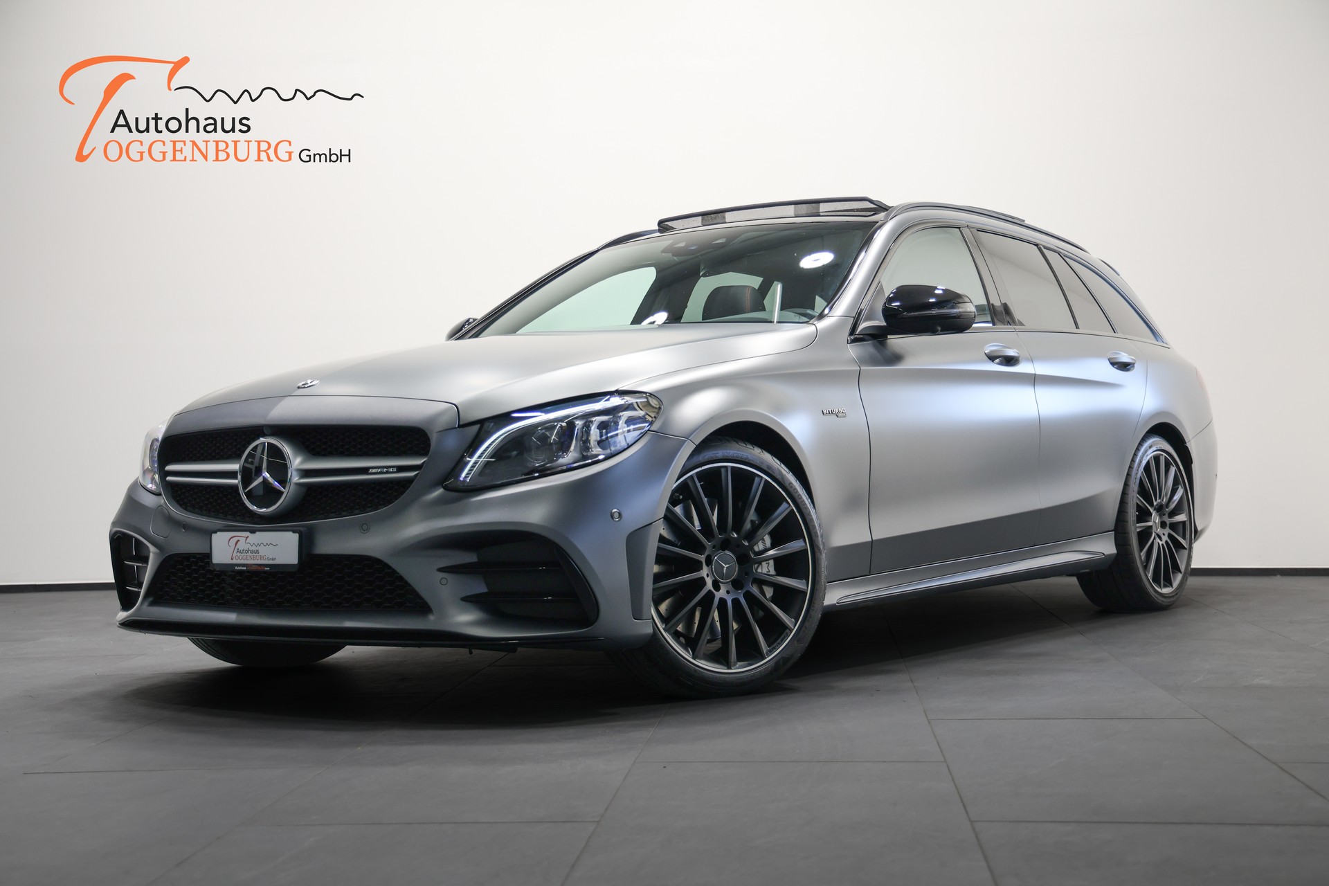 MERCEDES-BENZ C 43 AMG 4Matic 9G-Tronic *CH-Fahrzeug*Matt Grau*Facelift*AHK 1800kg*-showroom-element-2
