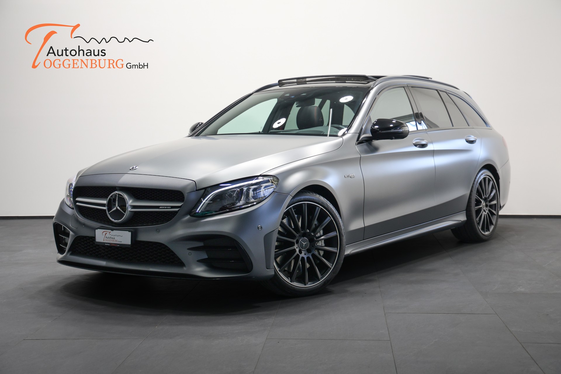 MERCEDES-BENZ C 43 AMG 4Matic 9G-Tronic *CH-Fahrzeug*Matt Grau*Facelift*AHK 1800kg*