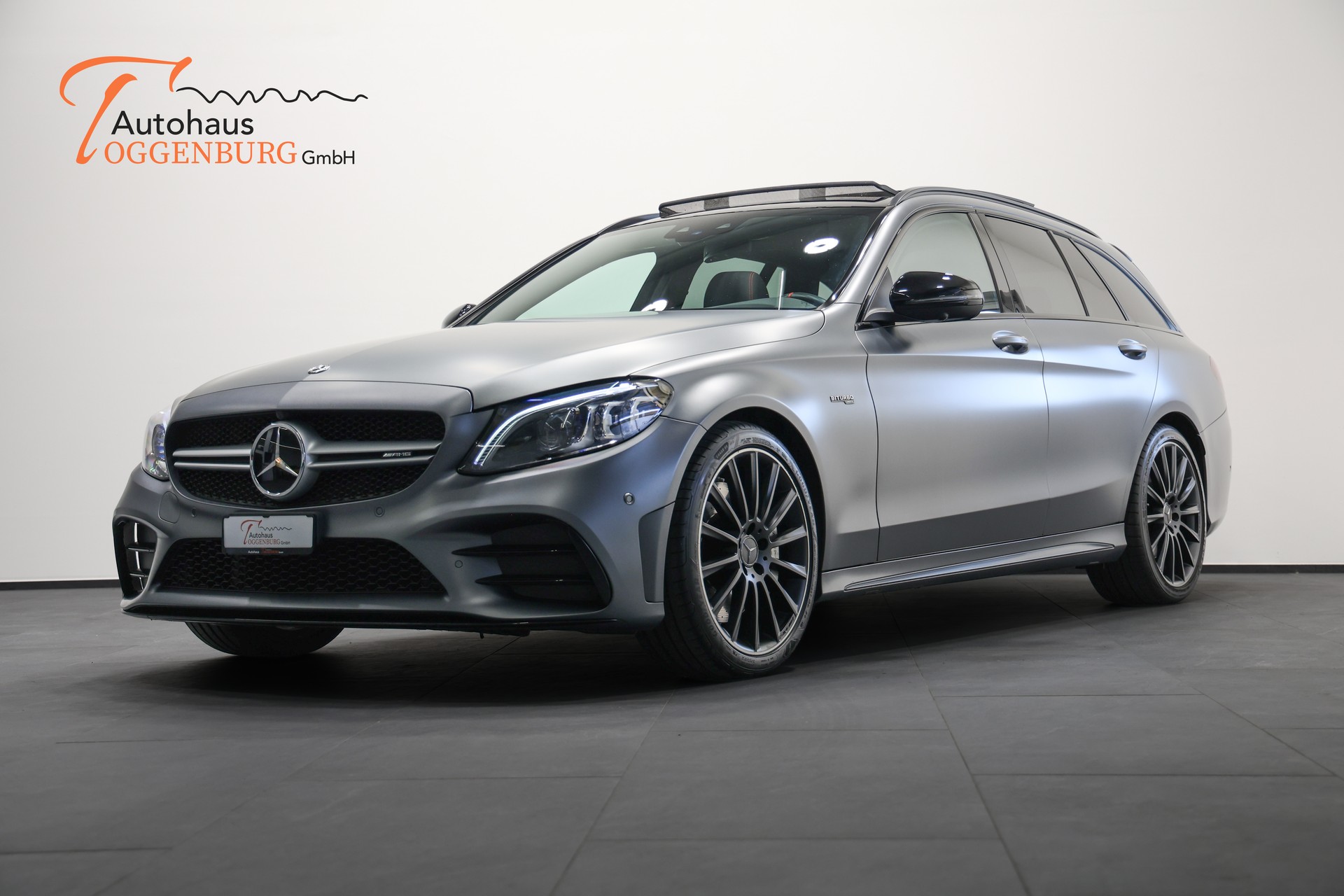 MERCEDES-BENZ C 43 AMG 4Matic 9G-Tronic *CH-Fahrzeug*Matt Grau*Facelift*AHK 1800kg*-showroom-element-3