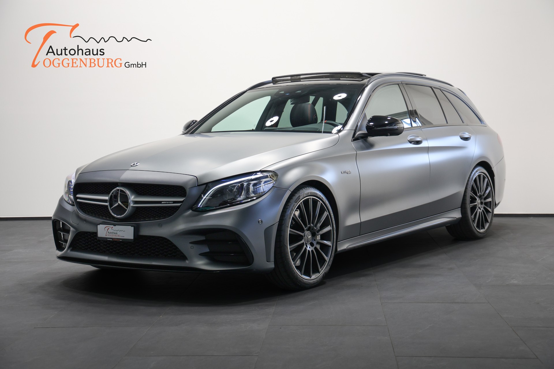 MERCEDES-BENZ C 43 AMG 4Matic 9G-Tronic *CH-Fahrzeug*Matt Grau*Facelift*AHK 1800kg*-showroom-element-1