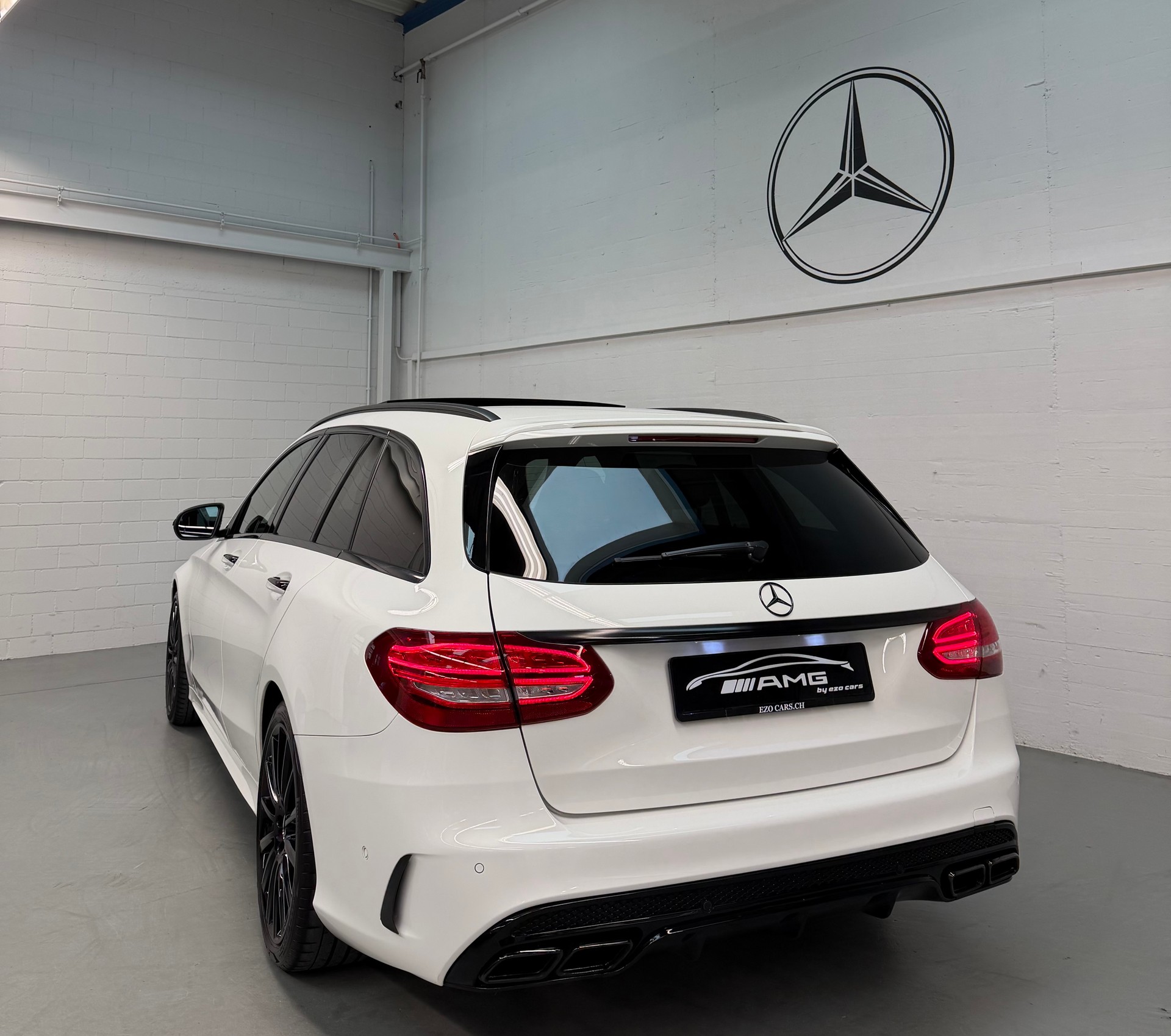 MERCEDES-BENZ C 43 AMG ( C63 S AMG Bodykit ) 4Matic 7G-Tronic Limited White Black Performance 420 PS 2 Jahre Garantie-image-7