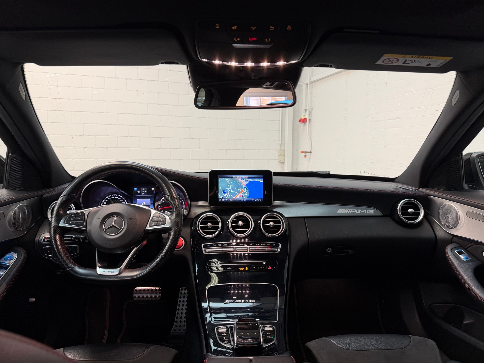 MERCEDES-BENZ C 43 AMG ( C63 S AMG Bodykit ) 4Matic 7G-Tronic Limited White Black Performance 420 PS 2 Jahre Garantie-image-13