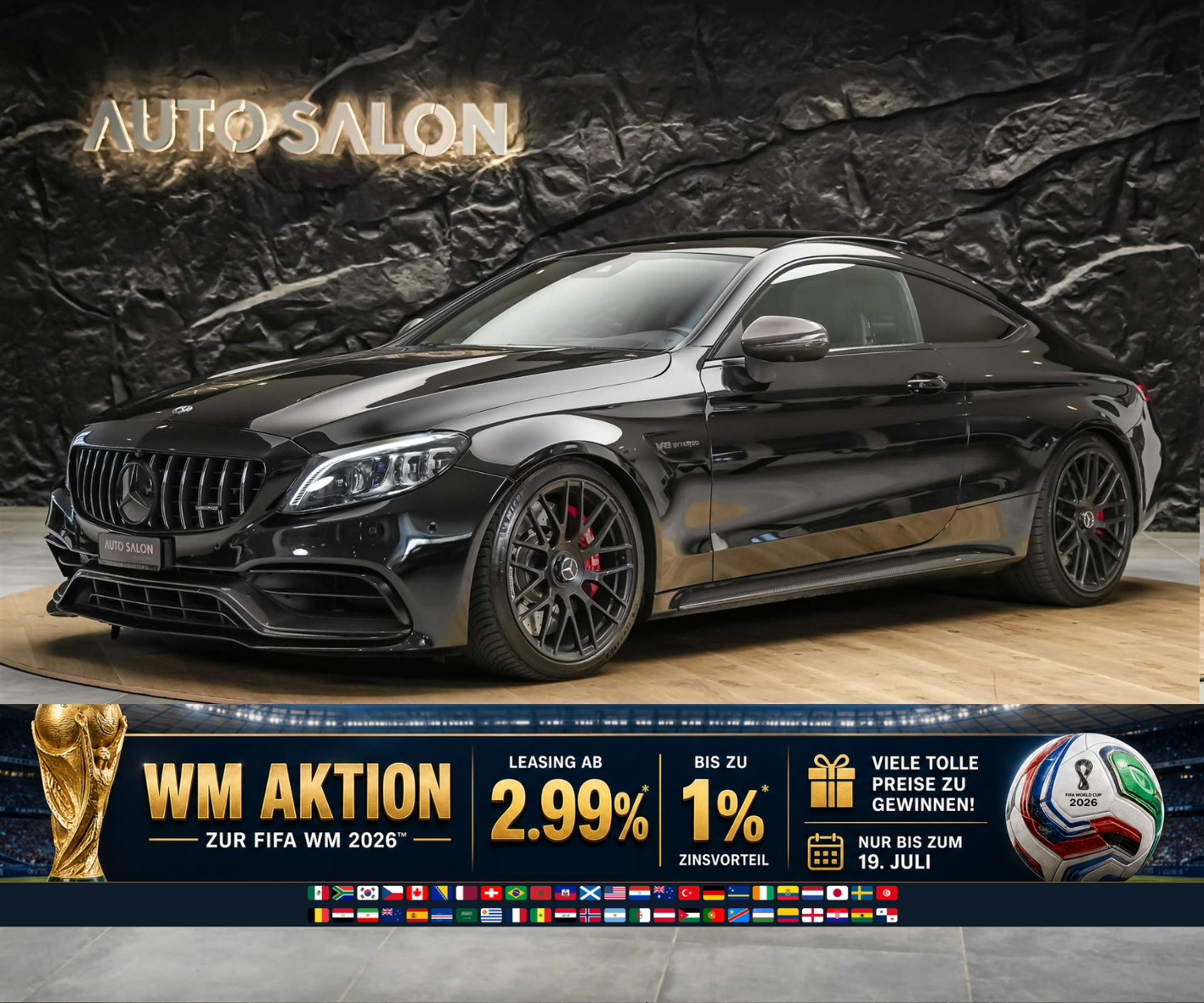 MERCEDES-BENZ C 63 S AMG 9G-tronic *Facelift*360° Kamera*Panorama*AMG Carbon Packet*-image-0