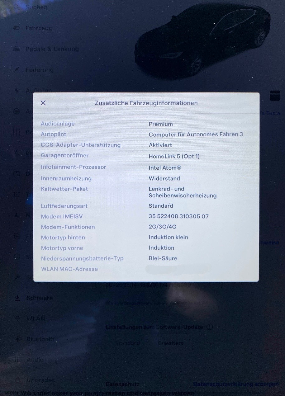 TESLA S 100D - Top Ausstattung MCU2 + CCS + AP3/HW3 + FSD-image-6