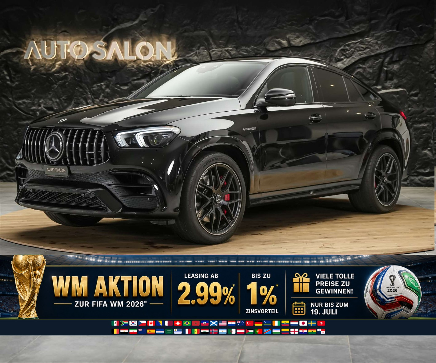 MERCEDES-BENZ GLE Coupé 63 S AMG 4Matic+ Speedshift *Massage*Sitzlüftung*Panorama*-image-0