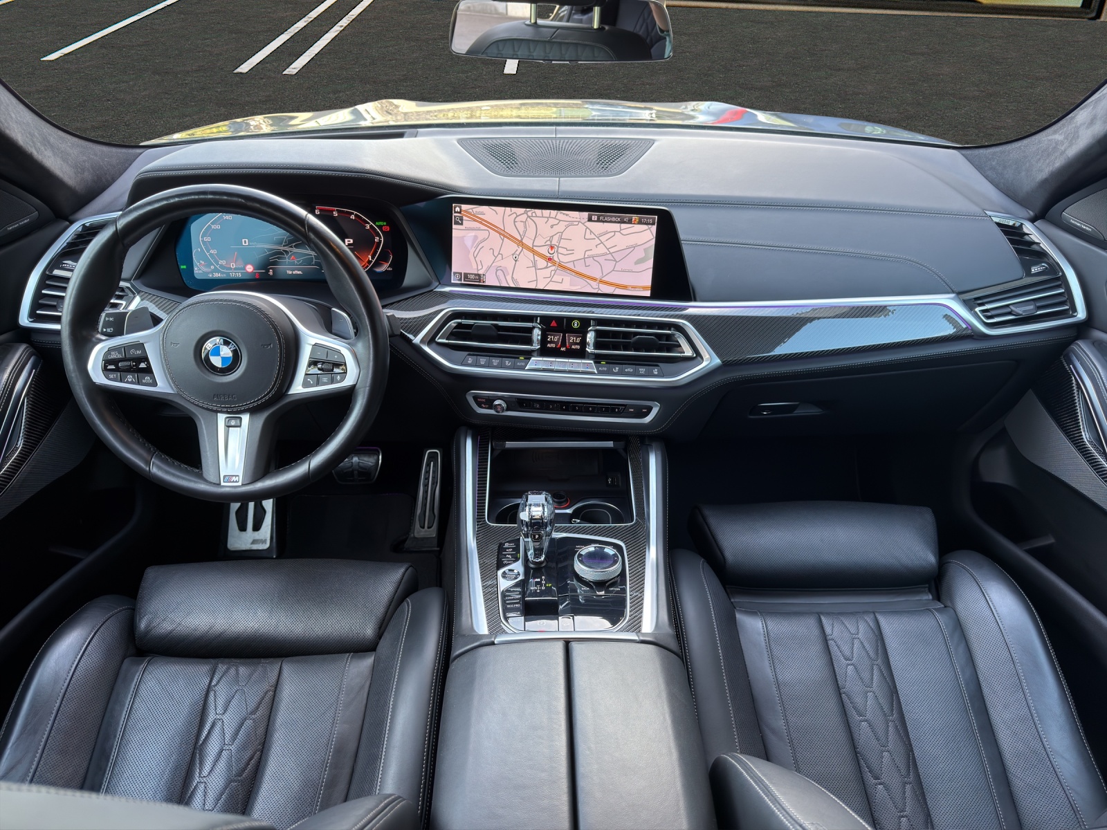 BMW X6 M50d M Sport / AHK-Leder-Laser-LED-M-Fahrwerk-Soft-close-Massage uvm.-image-11