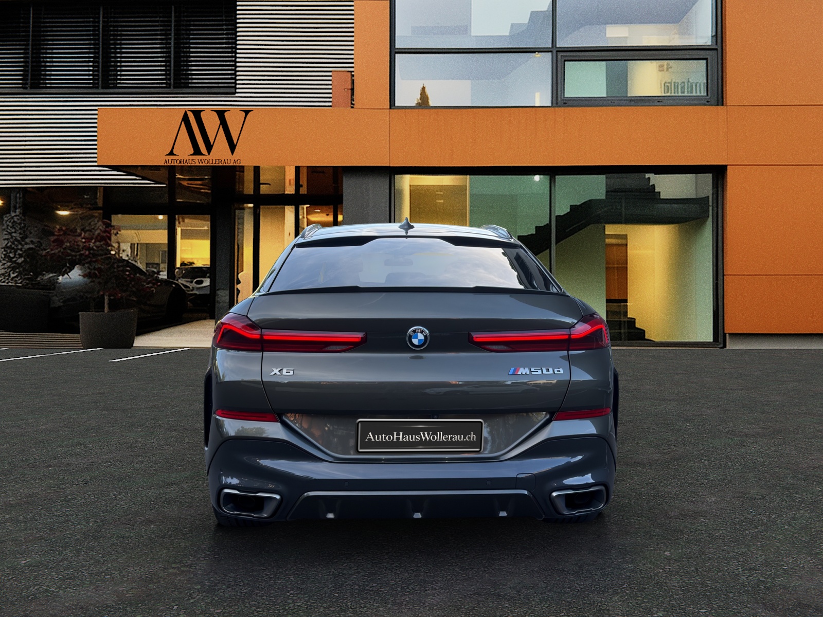 BMW X6 M50d M Sport / AHK-Leder-Laser-LED-M-Fahrwerk-Soft-close-Massage uvm.-image-4