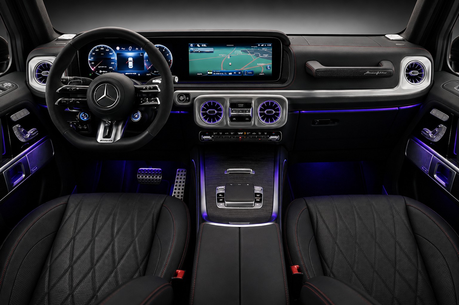 MERCEDES-BENZ G 63 AMG 9G-Tronic Facelift mit 605 PS ganz in schwarz-image-6