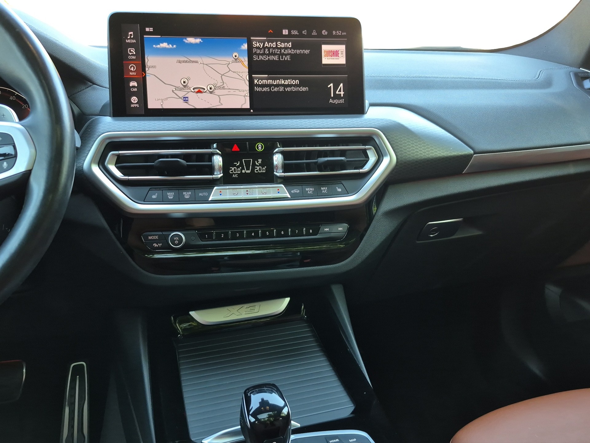 BMW X3 xDrive 48V 30d M Sport Steptronic *Anhängerkupplung/MEGA AUSSTATTUNG/Leder Tartufo/Panodach*-image-10