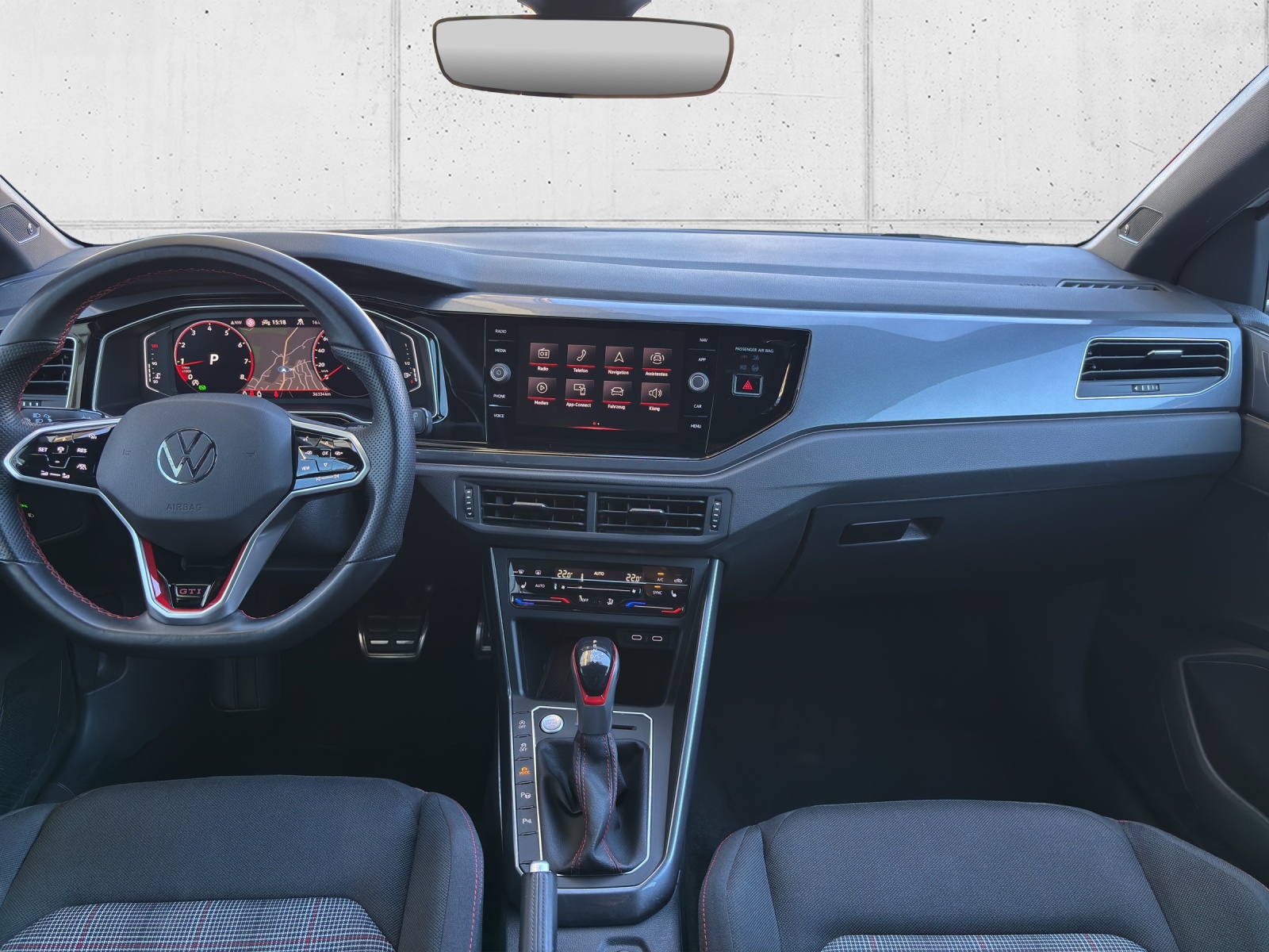 VW Polo 2.0 TSI GTI DSG mit Navi, Rückfahrkamera, Schwarze Aussenspiegel mit schwarzem Dach in Absetzfarbe & Winterräder-image-9