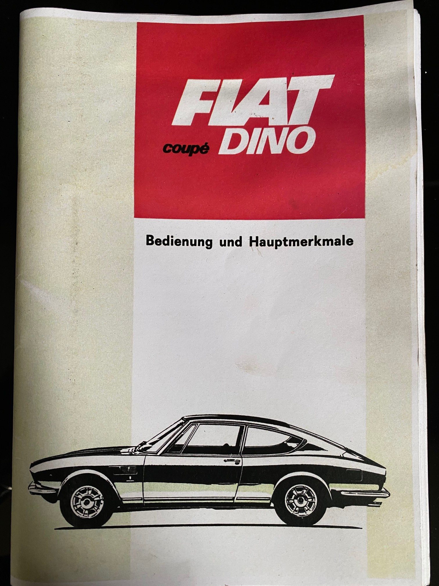 FIAT Dino 2.0 V6 / Veteran / Teil Restauriert / frisch sb Service-image-6