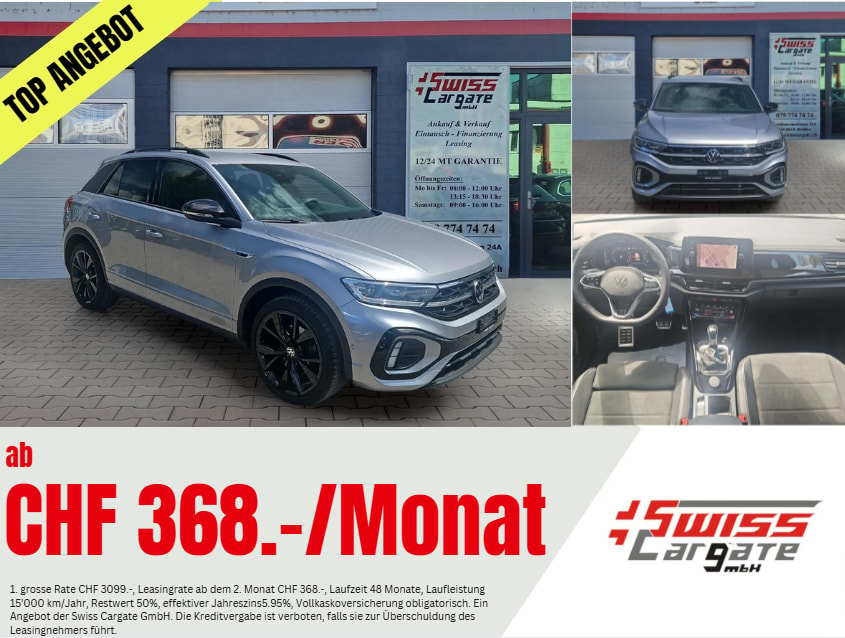 VW T-Roc 2.0 TSI R-Line DSG 4Motion Black Style mit AHK & Rückfahrkamera