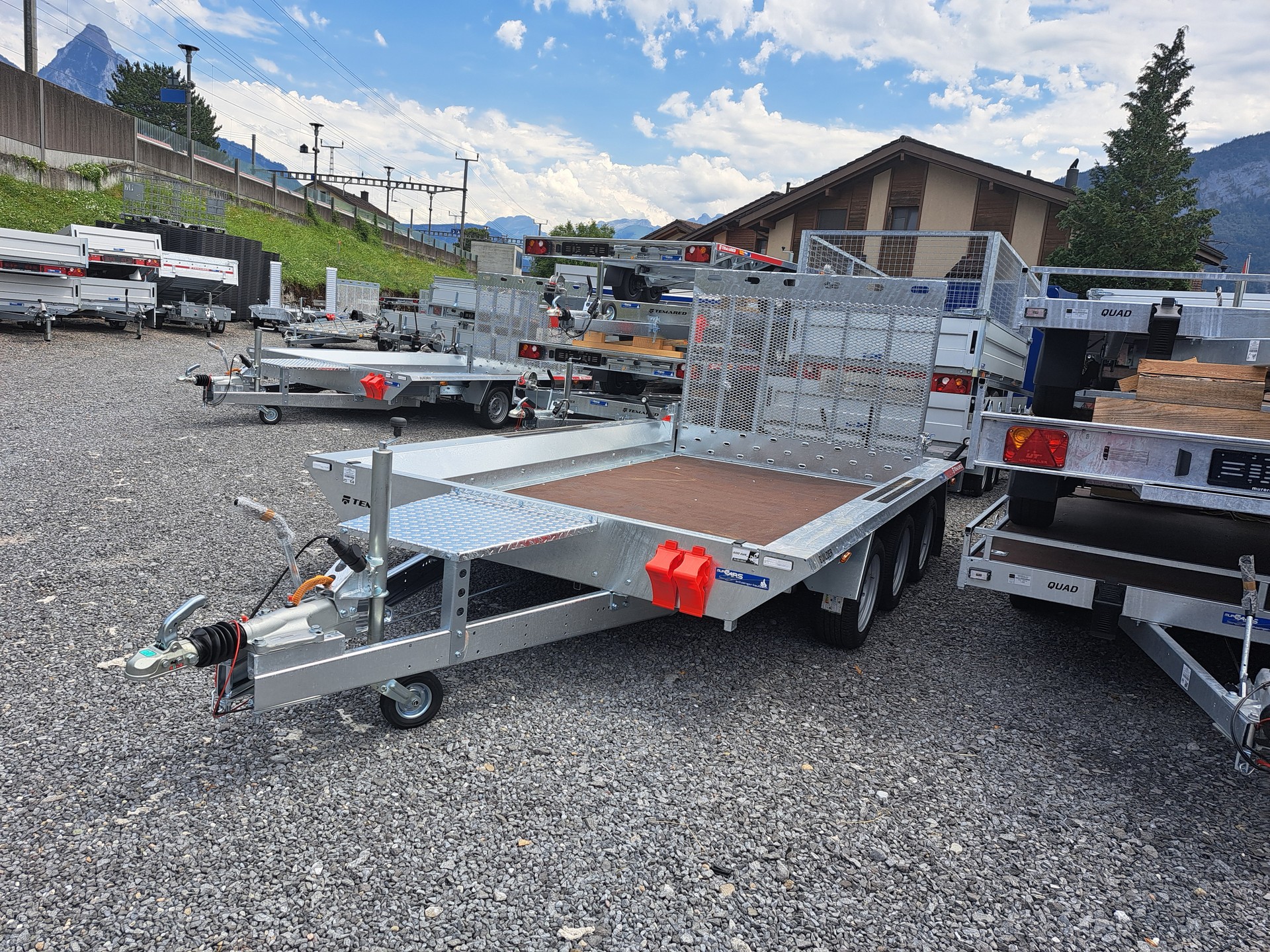 TEMARED BUILDER 3518 3'500kg Baumaschinentransporter geschlossene Rampe-image-7