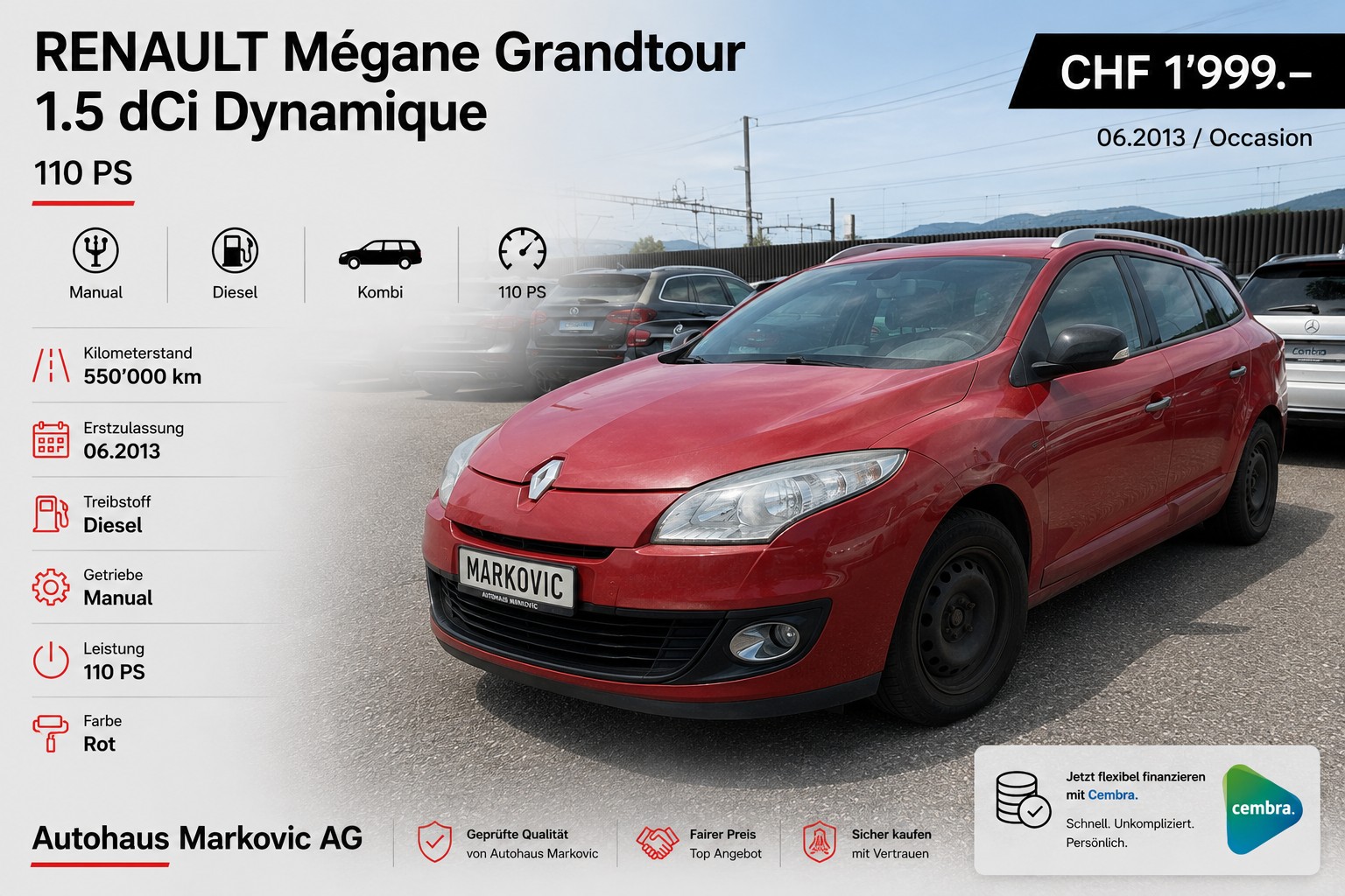 RENAULT Mégane Grandtour 1.5 dCi Dynamique