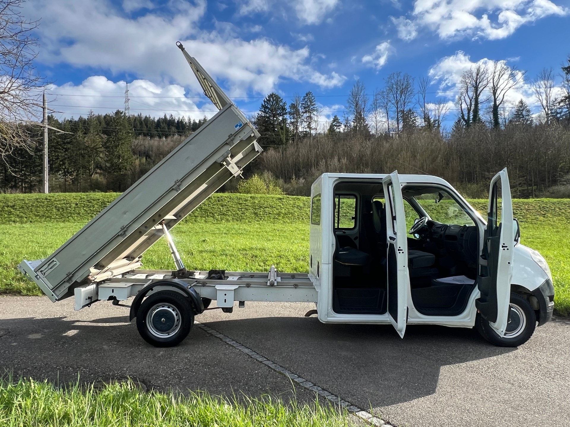 RENAULT AB MFK !! MASTER "KIPPER" MIT 7 SITZPLÄTZE + 1100 KG NUTZLAST. MASTER T35 2.3dCi L3H1.-image-0