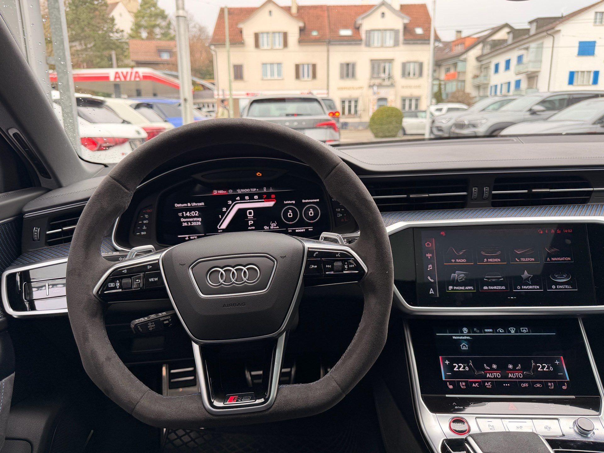 AUDI RS6 AVANT 4.0 TFSI QUATTRO PERFORMANCE *** UNIKAT IN WEISS MATT & KERAMIK BREMSEN ***-image-8