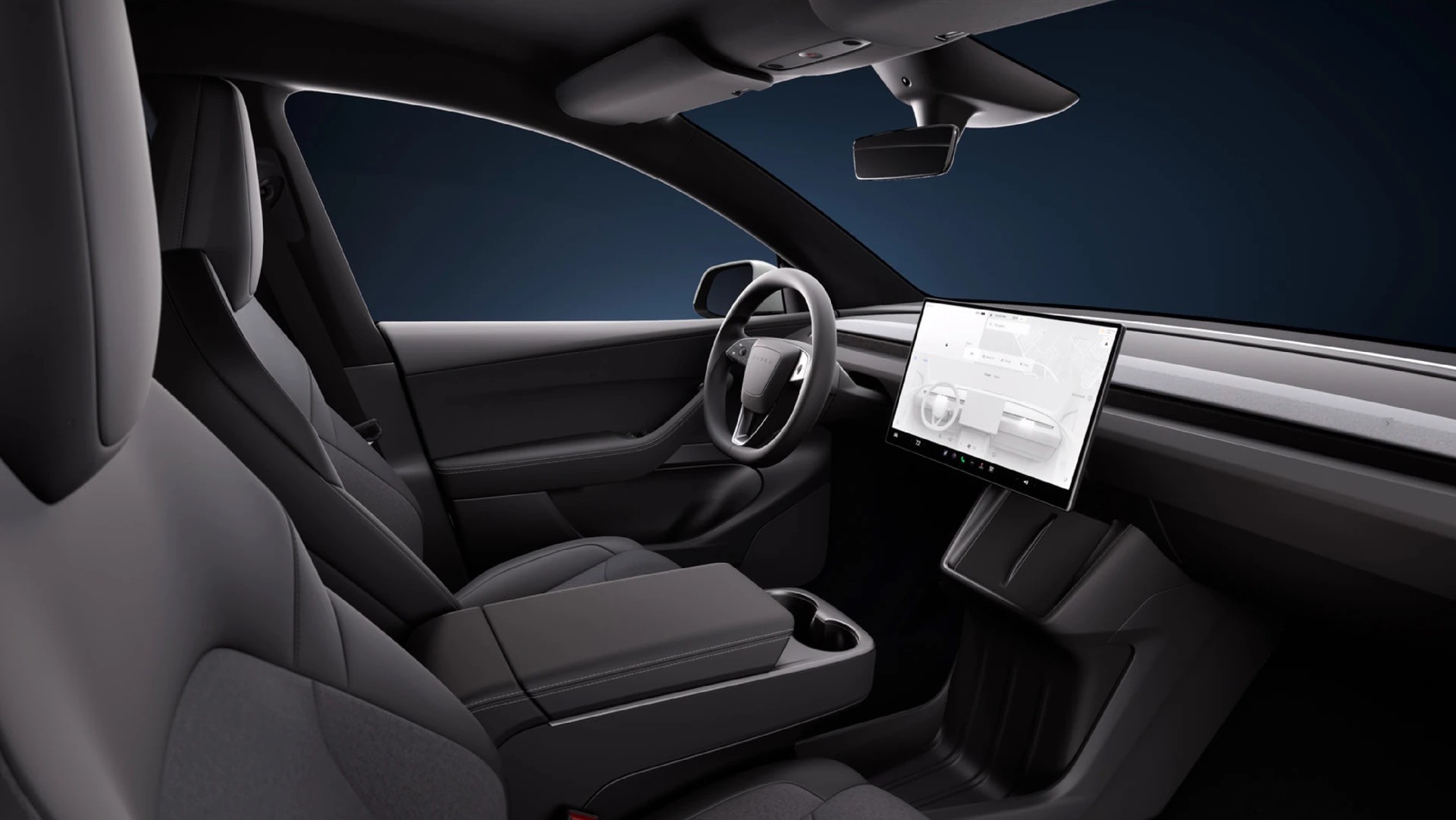 TESLA Model Y 534km WLTP, CH IVI, 2026er Facelift mit schwarzem Dachhimmel und neuem 16 Zoll Monitor-showroom-element-1