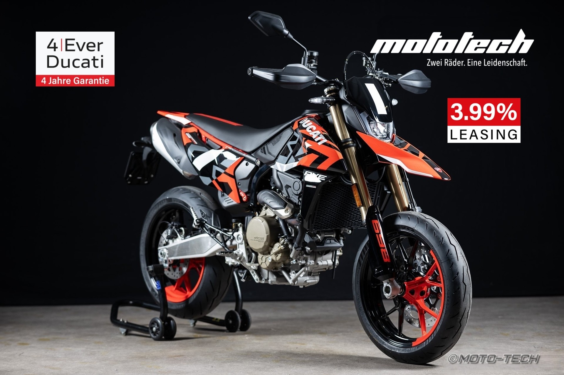 DUCATI Hypermotard 698 Mono RVE (35kW) / 4 JAHRE GARANTIE-image-0