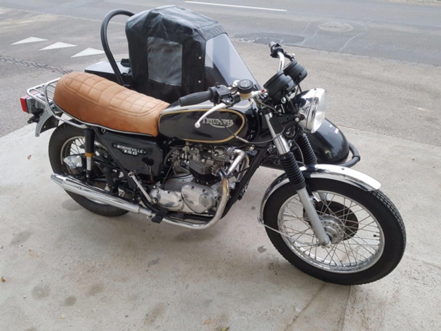 TRIUMPH T140E mit Seitenwagen-image-5