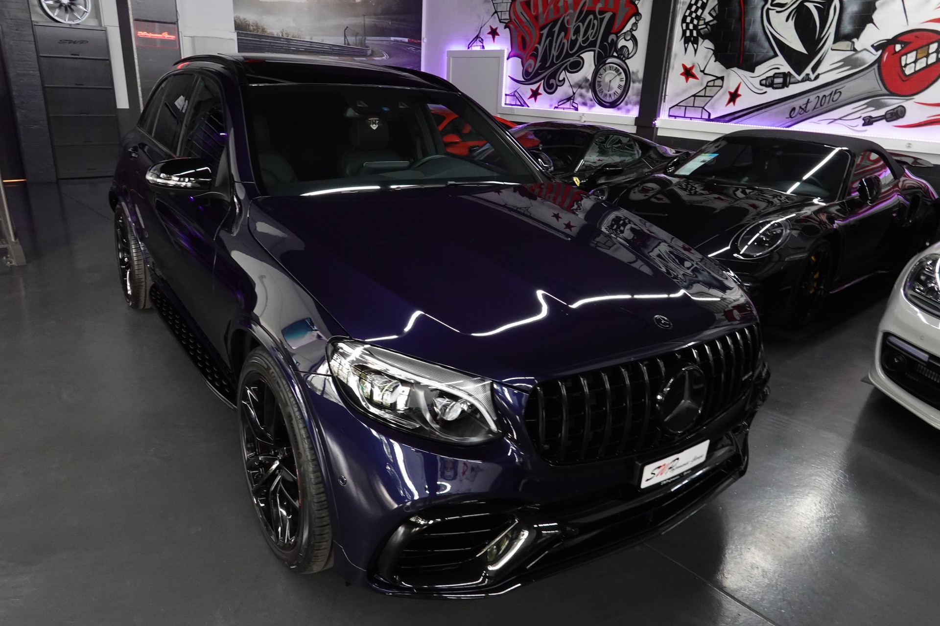 MERCEDES-BENZ GLC 63 S AMG 4Matic+ 9G-TRONIC CH-FZ FULL ON TOP BLAU MET.-image-19