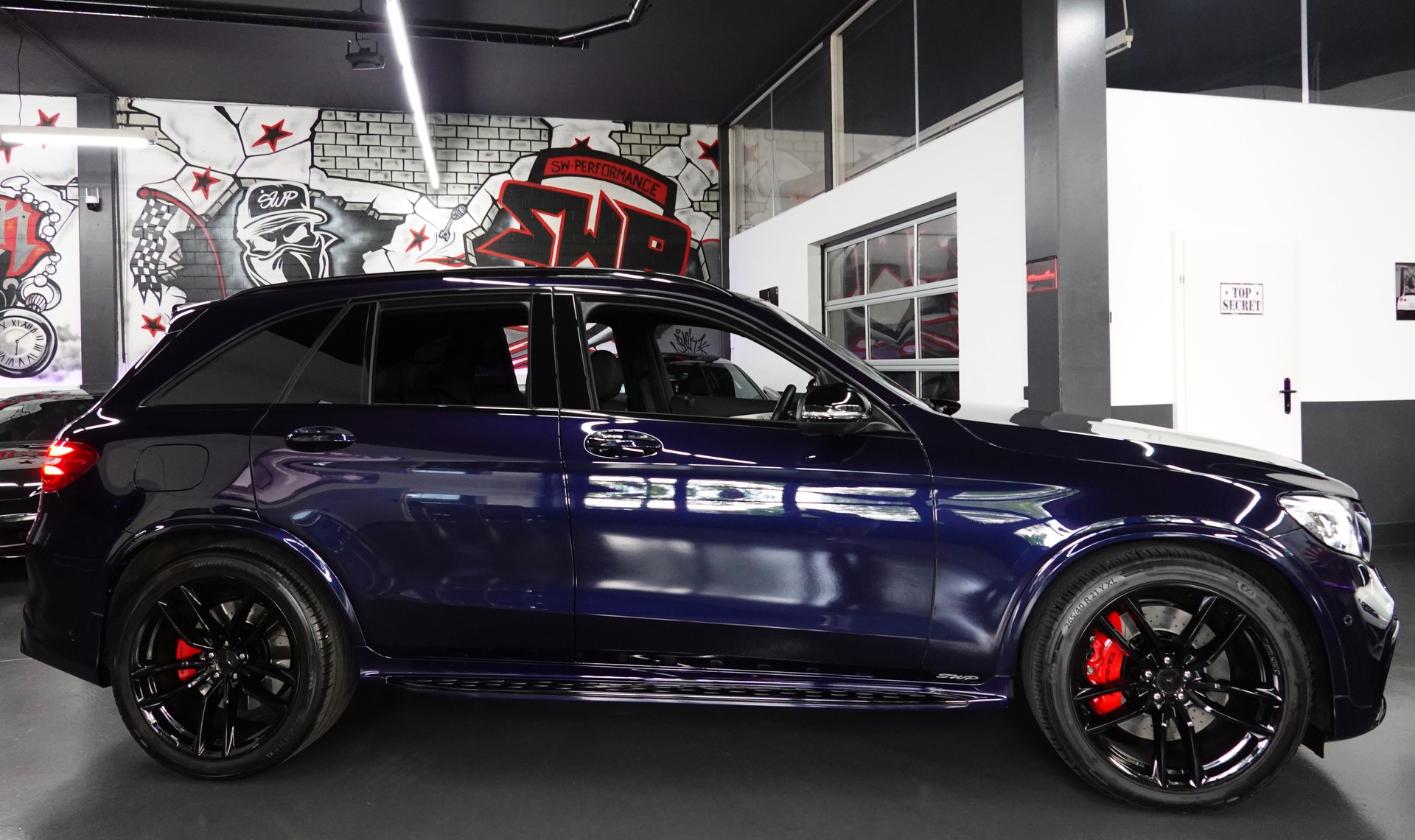 MERCEDES-BENZ GLC 63 S AMG 4Matic+ 9G-TRONIC CH-FZ FULL ON TOP BLAU MET.-image-48