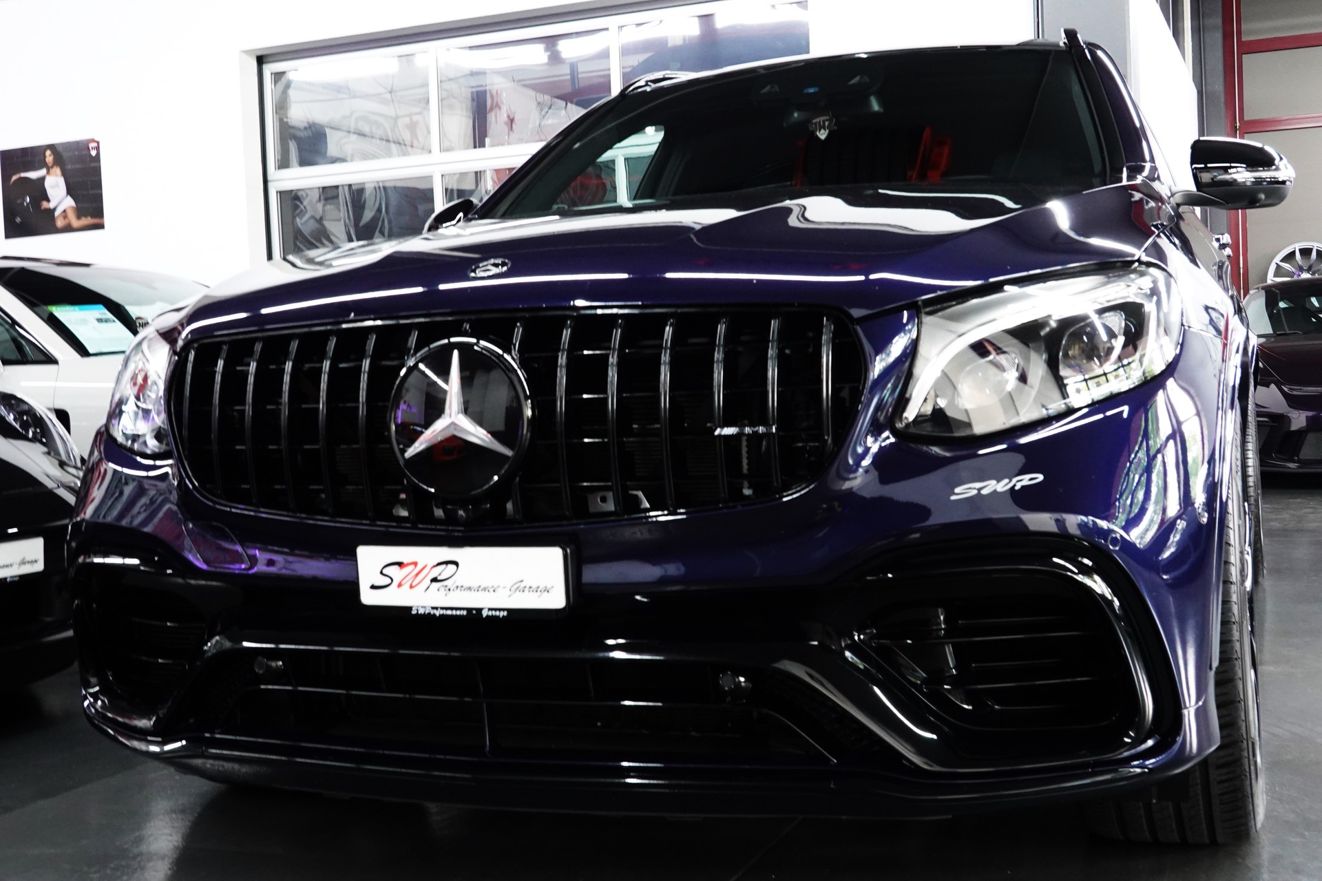MERCEDES-BENZ GLC 63 S AMG 4Matic+ 9G-TRONIC CH-FZ FULL ON TOP BLAU MET.-image-6