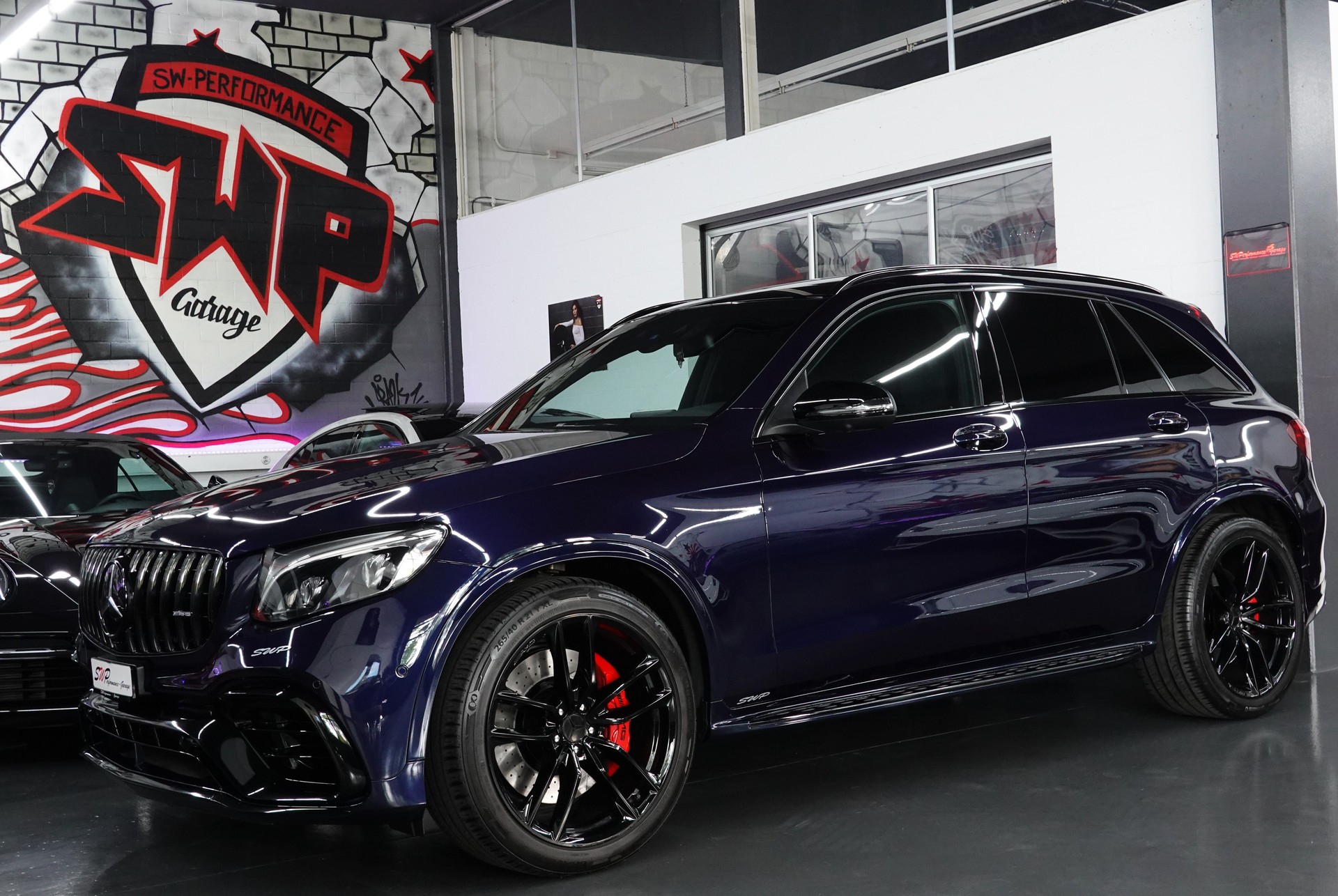 MERCEDES-BENZ GLC 63 S AMG 4Matic+ 9G-TRONIC CH-FZ FULL ON TOP BLAU MET.
