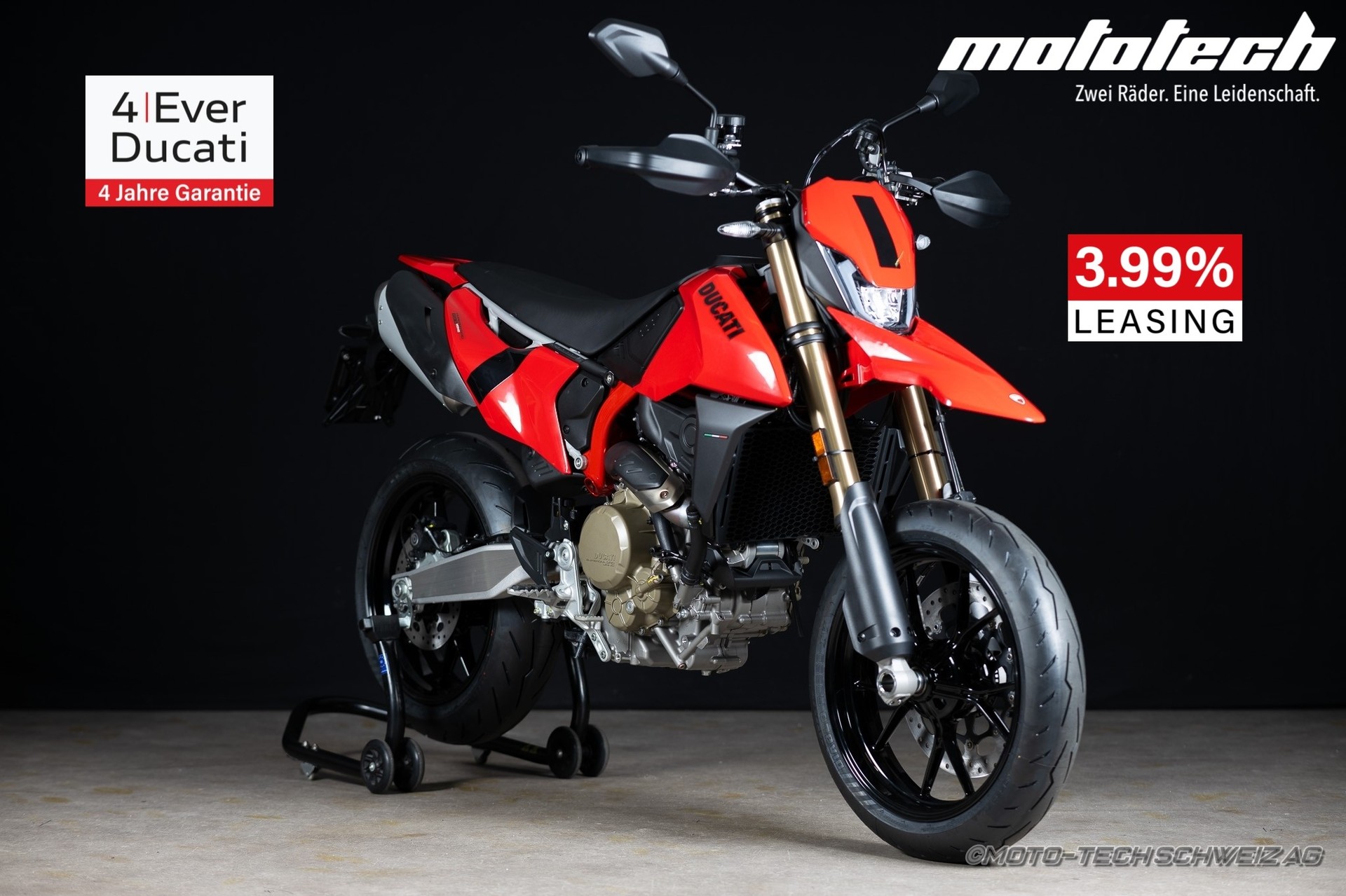 DUCATI Hypermotard 698 Mono (35kW) / 4 JAHRE GARANTIE-image-0