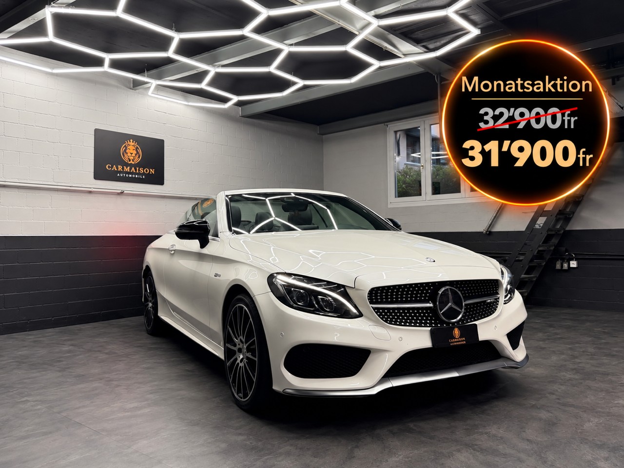 MERCEDES-BENZ C 43 Cabriolet AMG 4Matic 9G-Tronic | 360° Kamera | Bang & Olufsen | Cabrio-Time ohne OPF