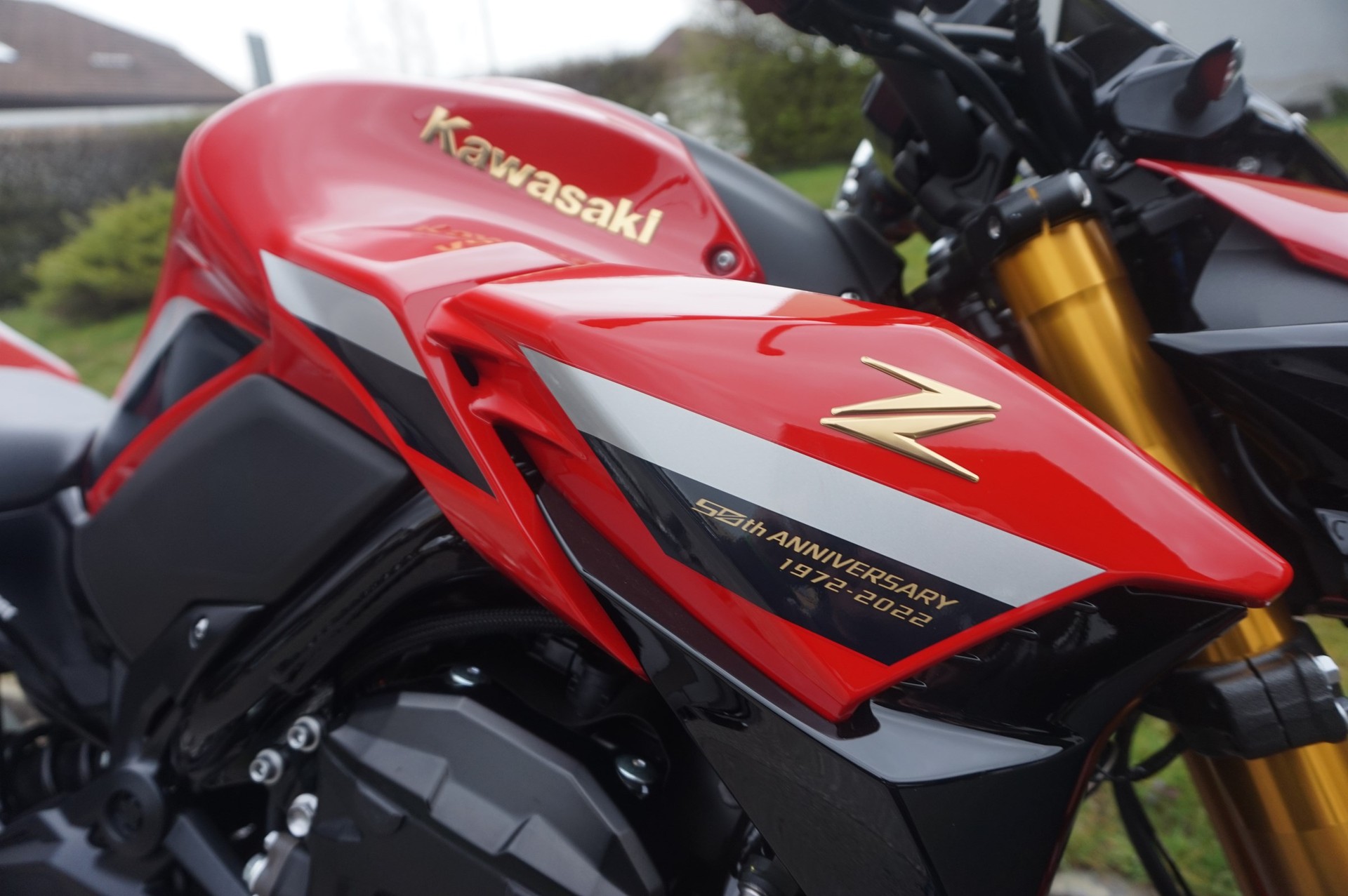 KAWASAKI Z900 ABS 50th Years mit LV10 Black Edition Auspuff-image-9
