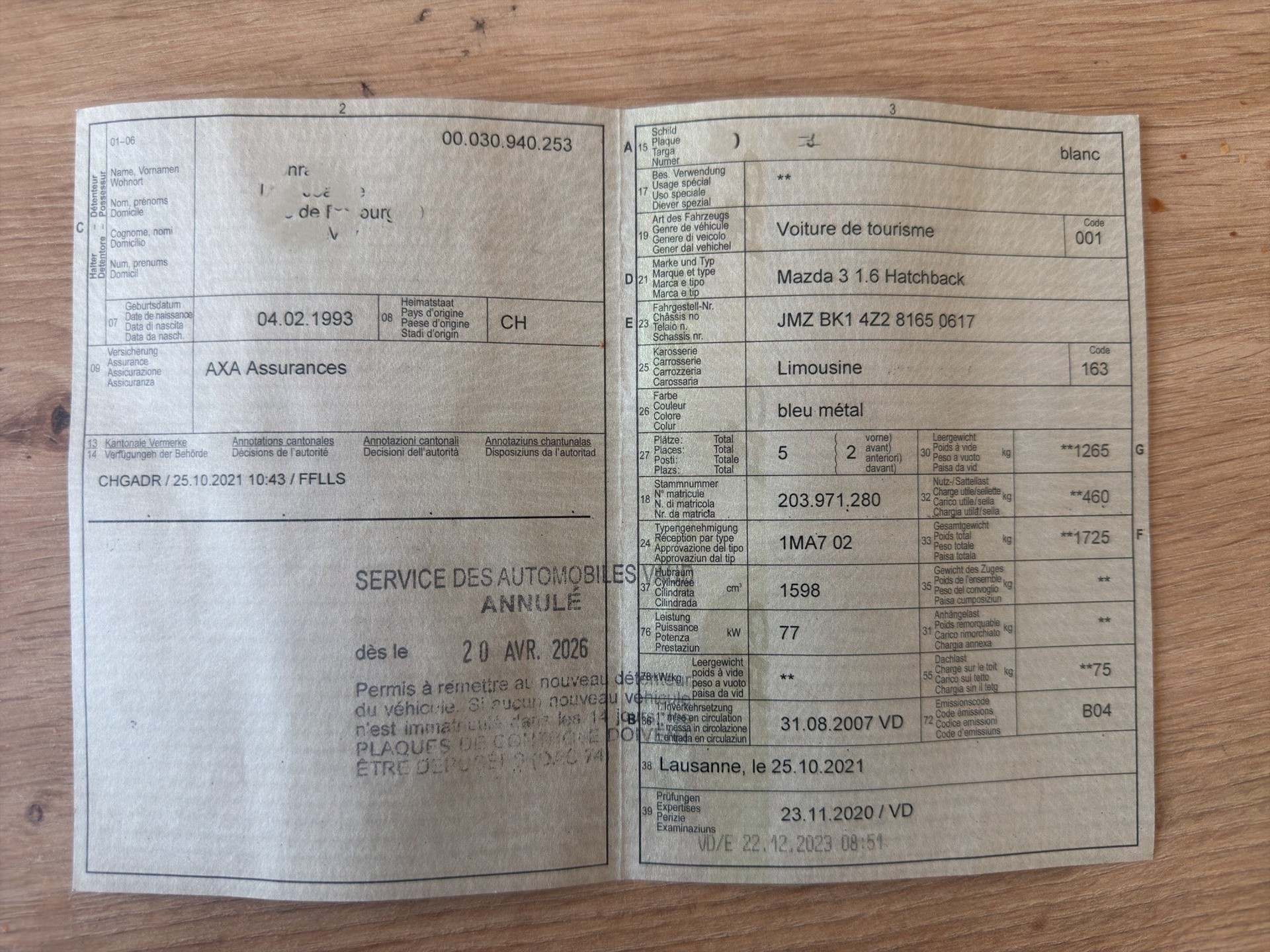 MAZDA 3 1.6 16V Exclusive-image-15
